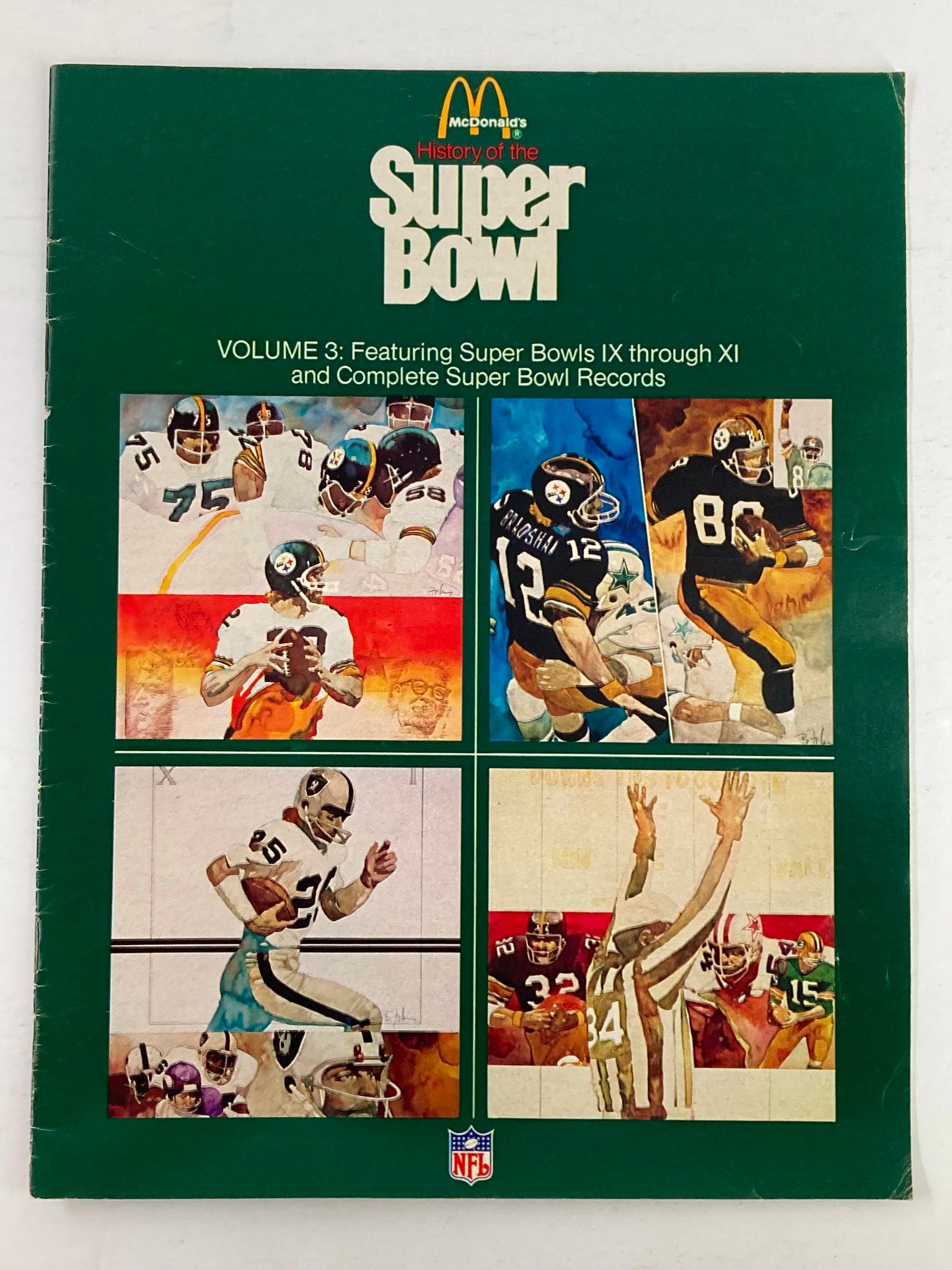 1975 Volume 3 Official NFL Souvenir Complete History of the Super Bowl IX - XI