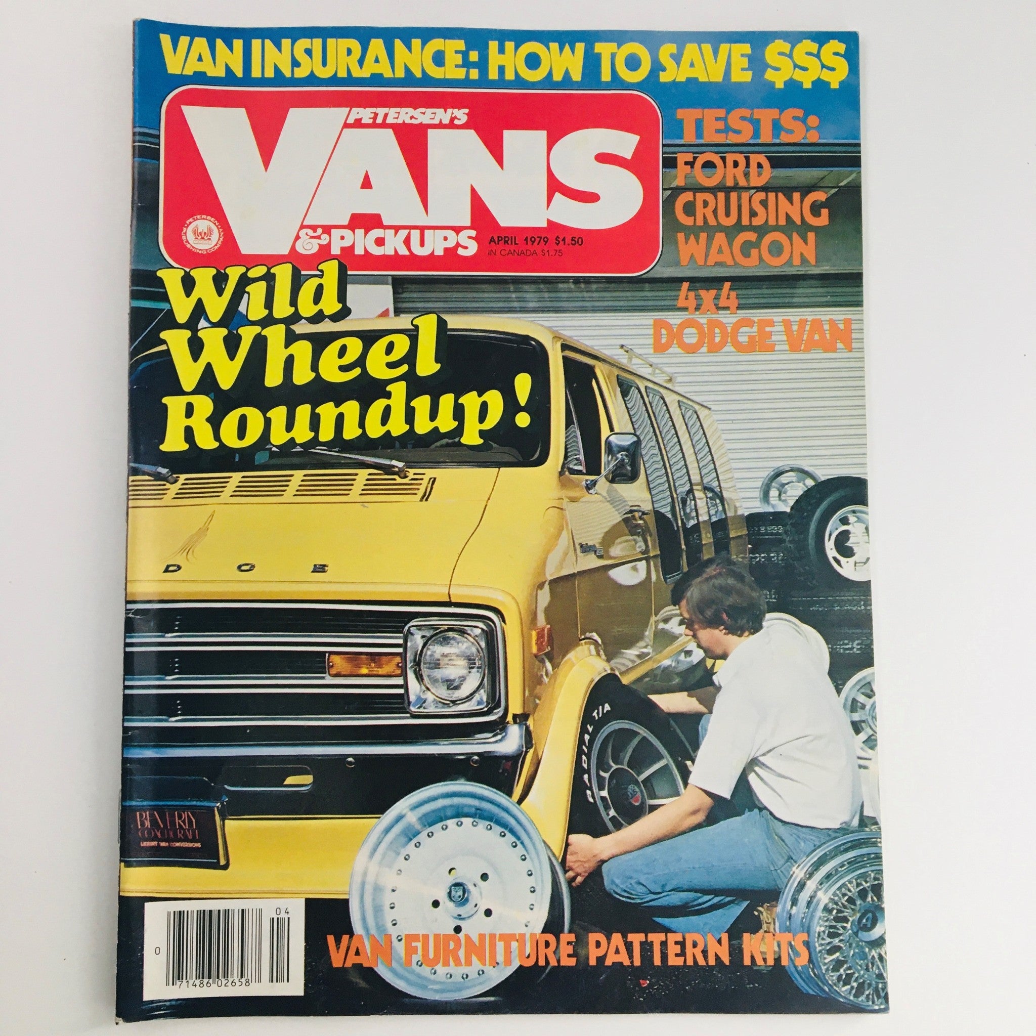 Petersen's Vans & Pickups Magazine April 1979 Van Furniture Pattern Kits