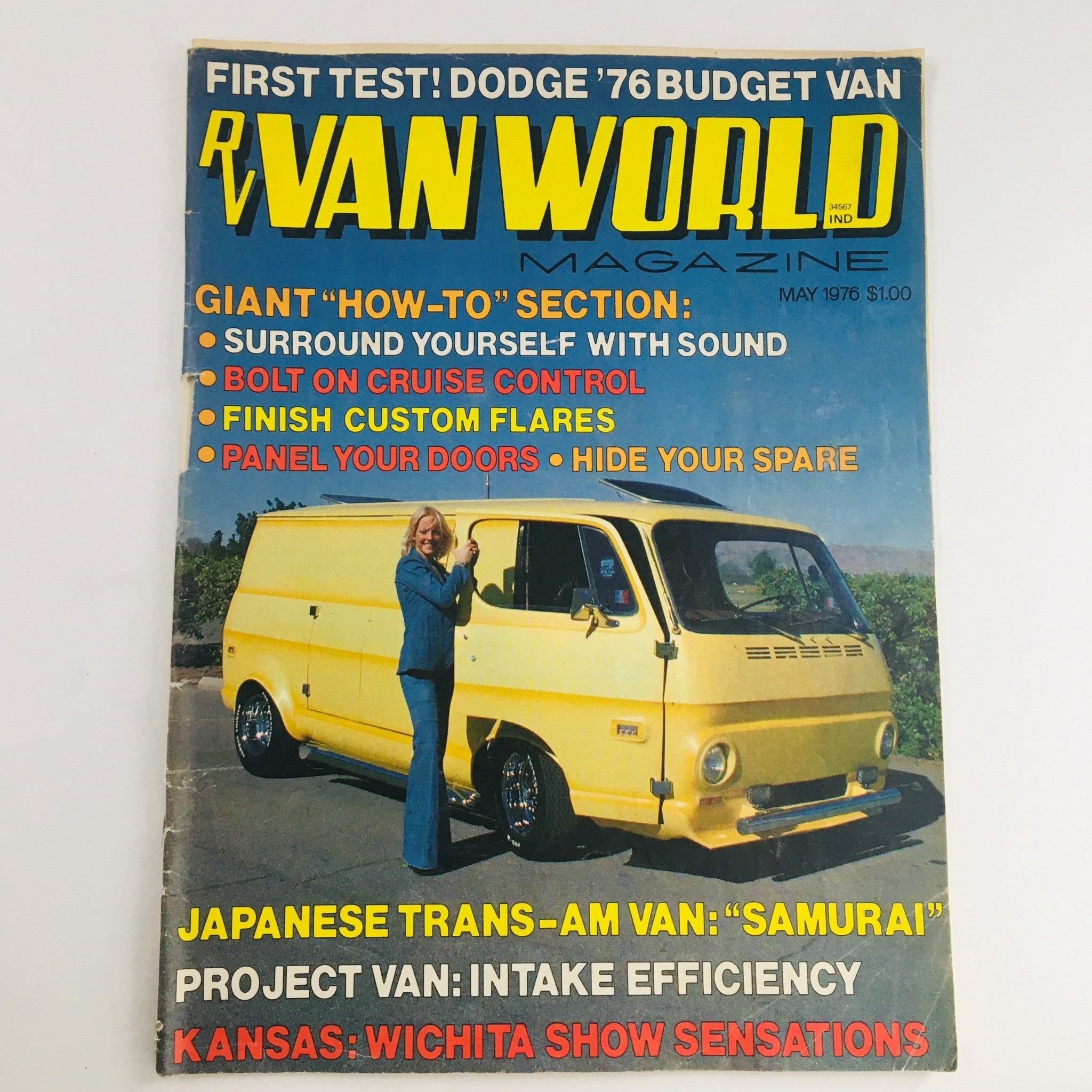 RV Van World Magazine May 1976 Japanese Trans-Am Van & Wichita Show Sensation