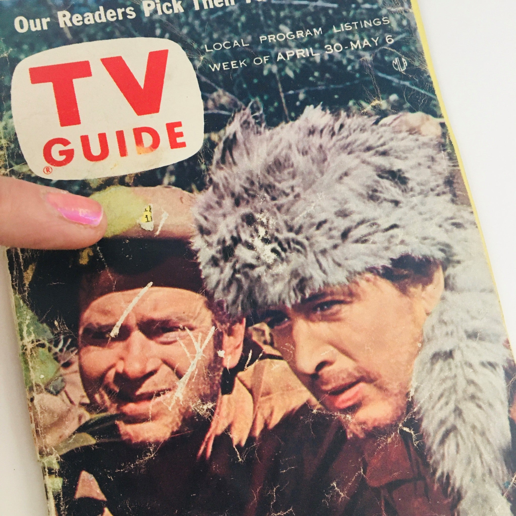 TV Guide Magazine April 30 1955 Vol 3 #18 Buddy Ebsen & Fess Parker Feature