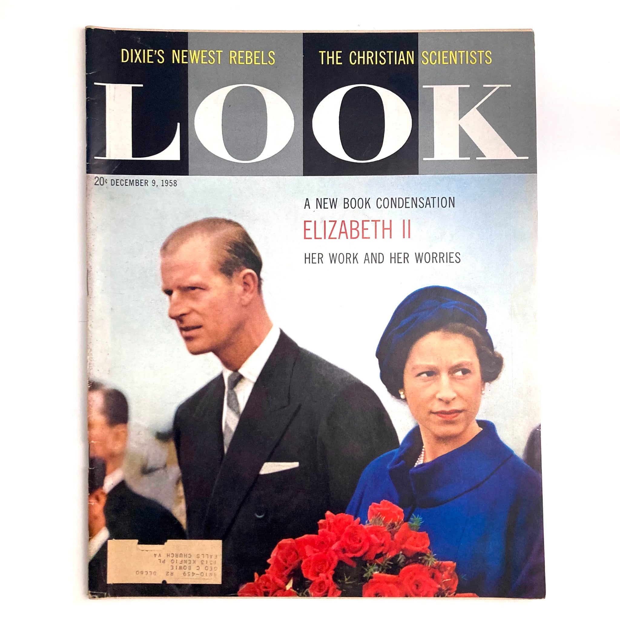 VTG Look Magazine December 9 1958 Queen Elizabeth II and Prince Philip