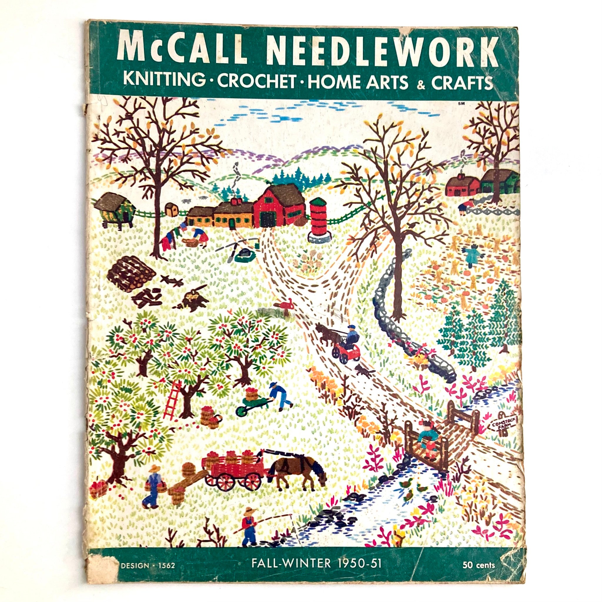 McCall Needlework Magazine Fall Winter 1950 Knitting, Crochet GD Interior