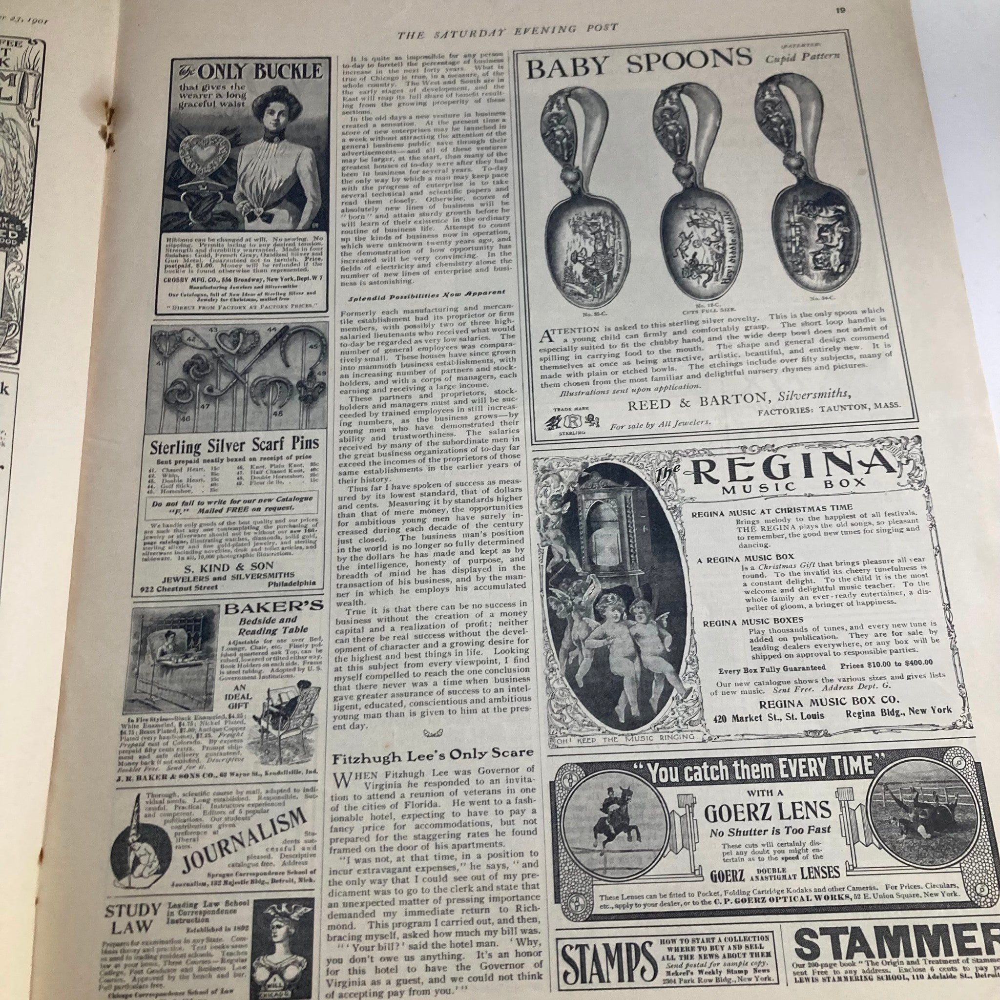 Saturday Evening Post Magazine November 23 1901 The Thanksgiving Number