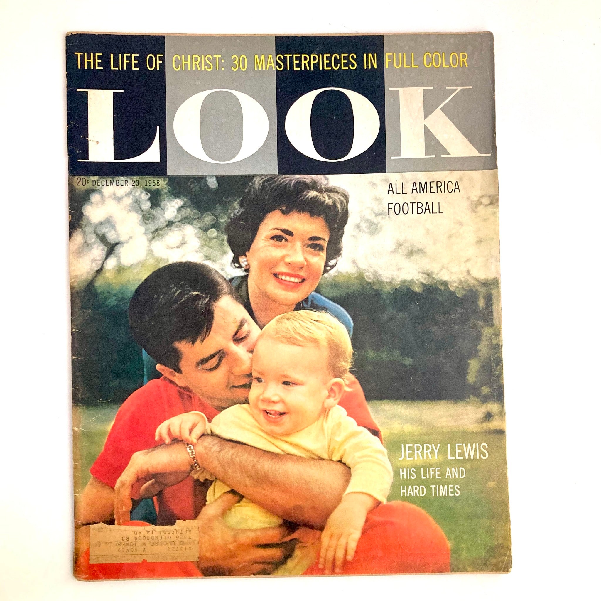 VTG Look Magazine December 23 1958 Vol 22 No. 26 Jerry, Patti and Chris Lewis