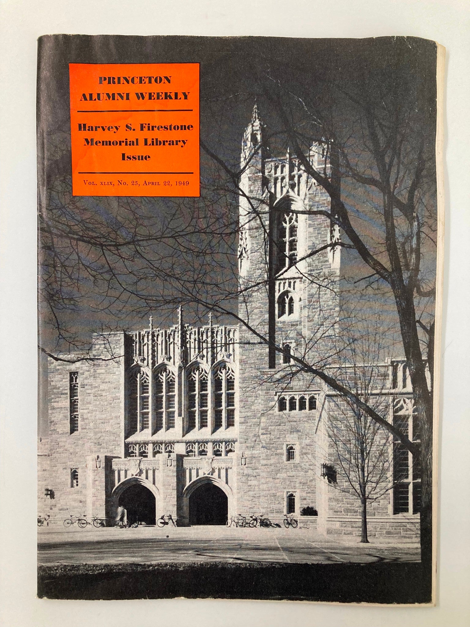 VTG Princeton Alumni Weekly April 22 1949 Harvey S. Firestone Memorial Library