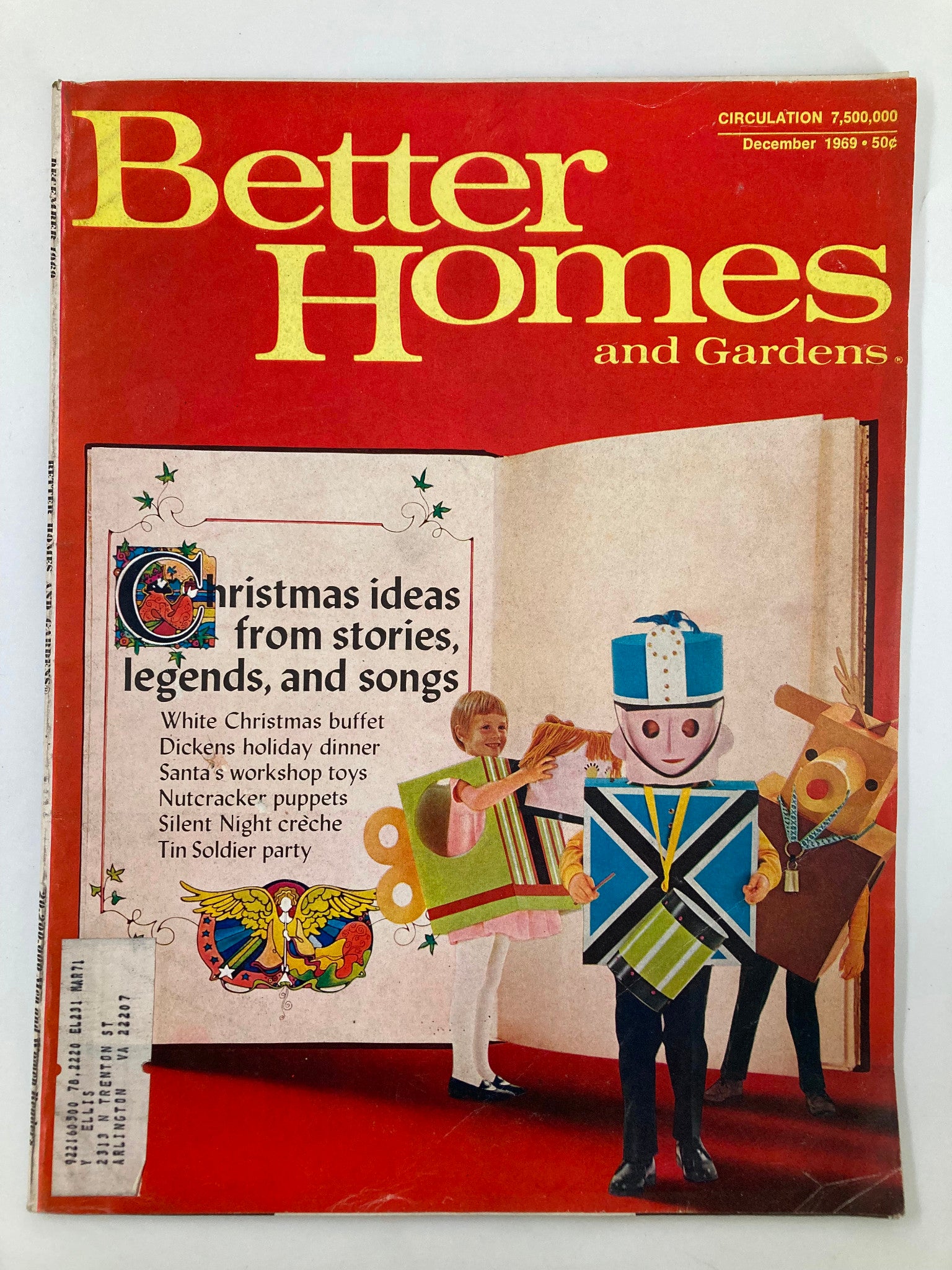 VTG Better Homes & Gardens Magazine December 1969 Christmas Ideas From Stories