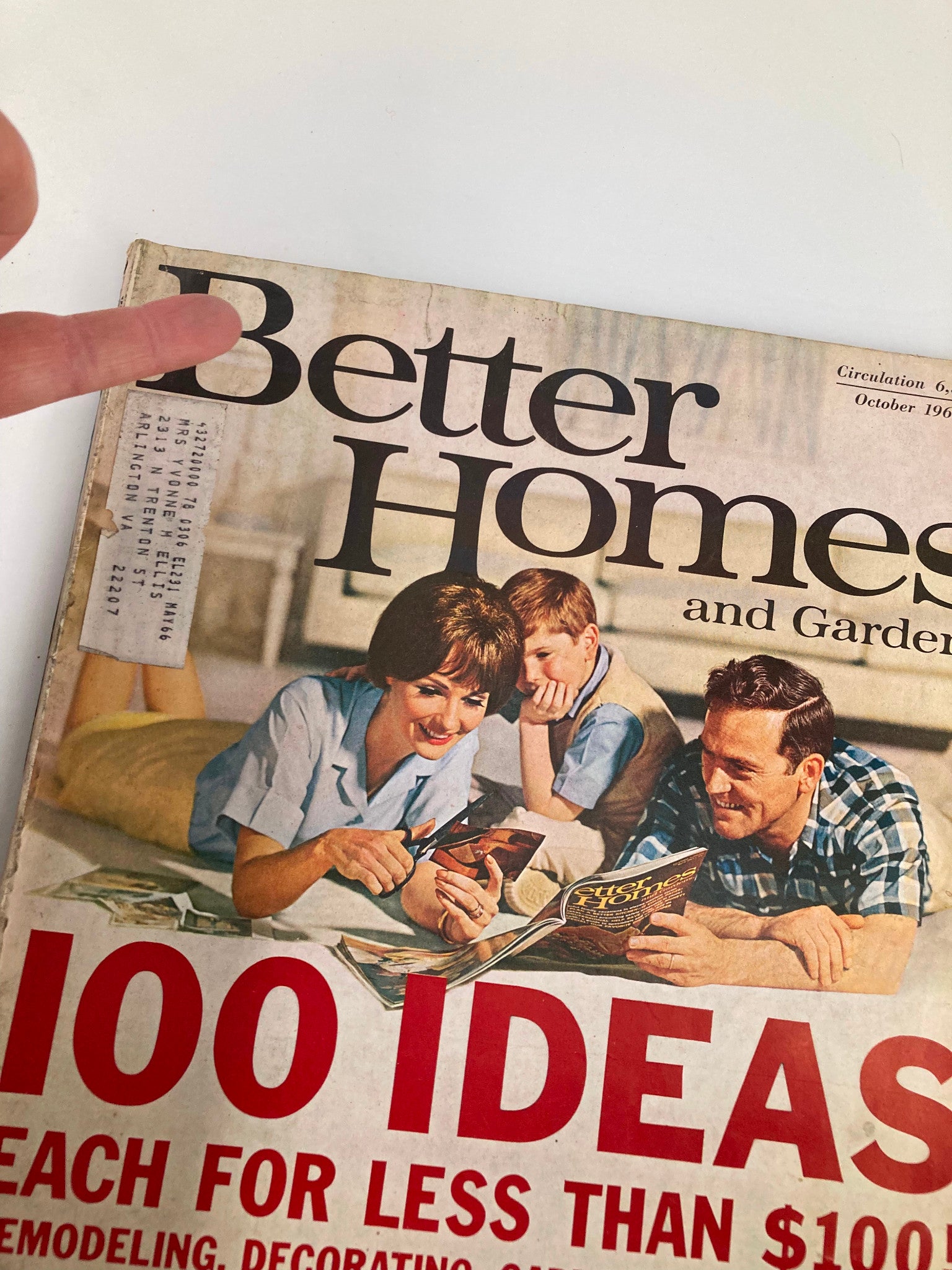 VTG Better Homes & Gardens Magazine October 1965 Talk About Money With Doctor