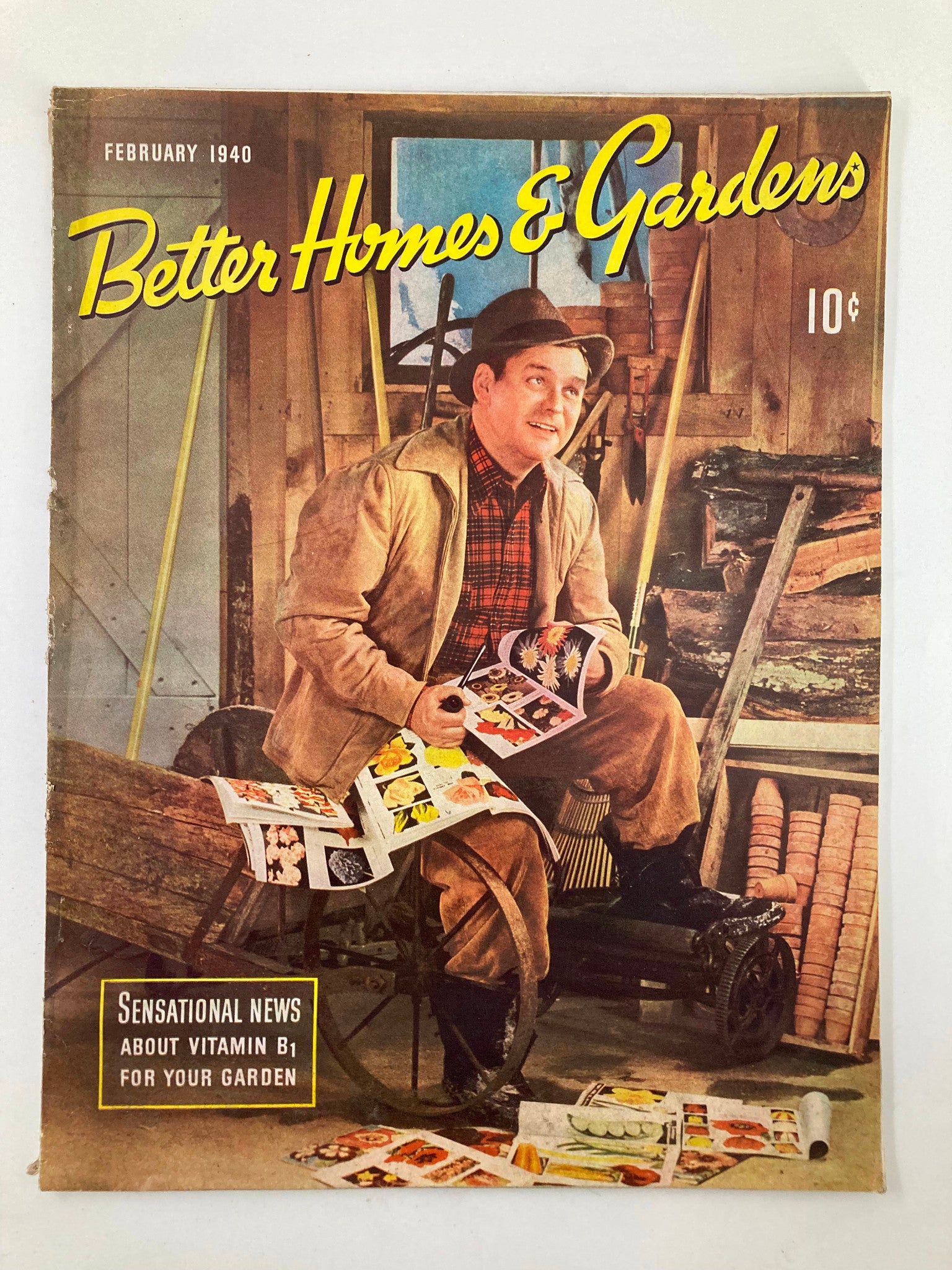 VTG Better Homes & Gardens Magazine February 1940 The Vitamin B1 News No Label