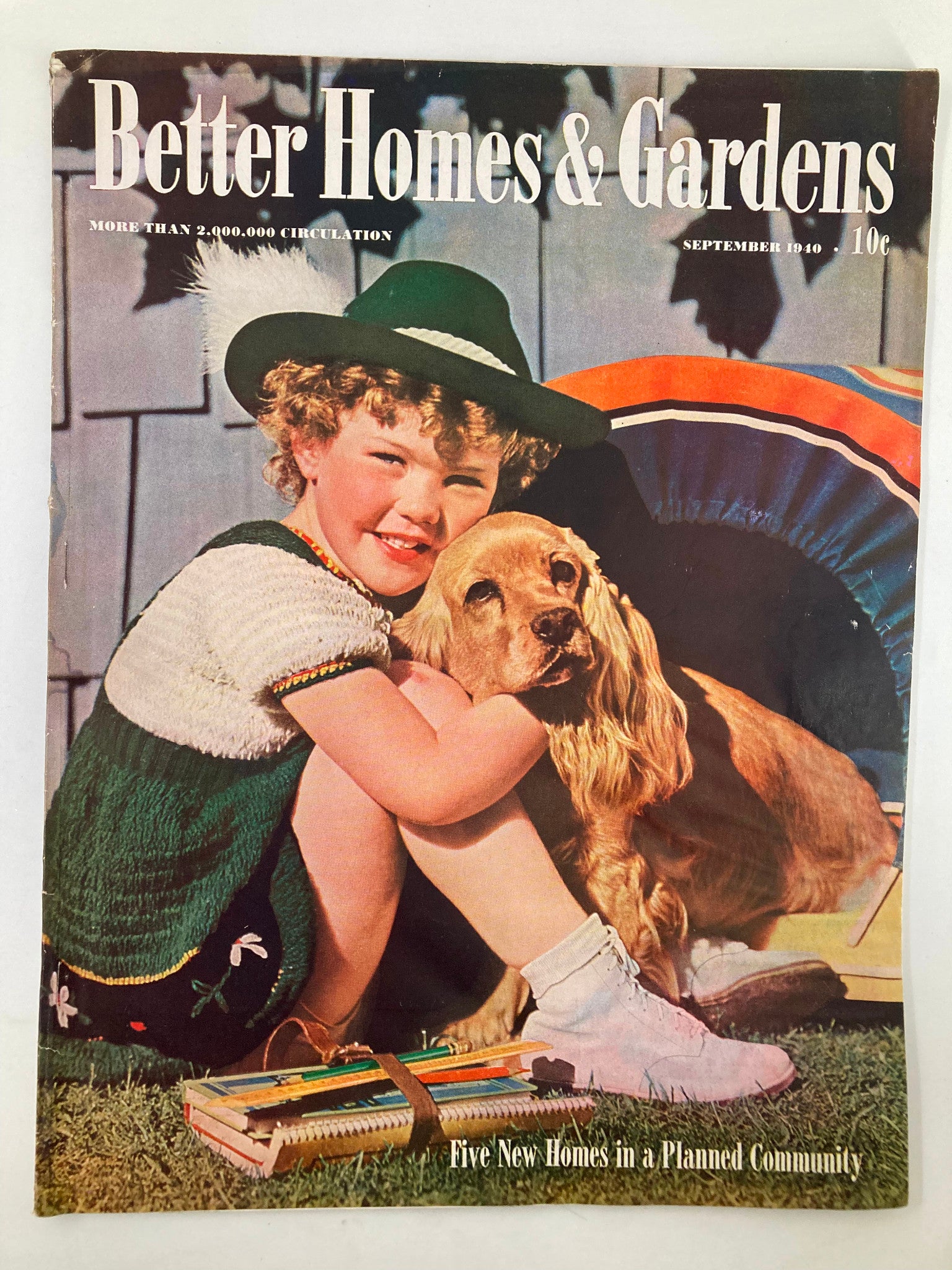 VTG Better Homes & Gardens Magazine September 1940 A Snug Little House On Budget