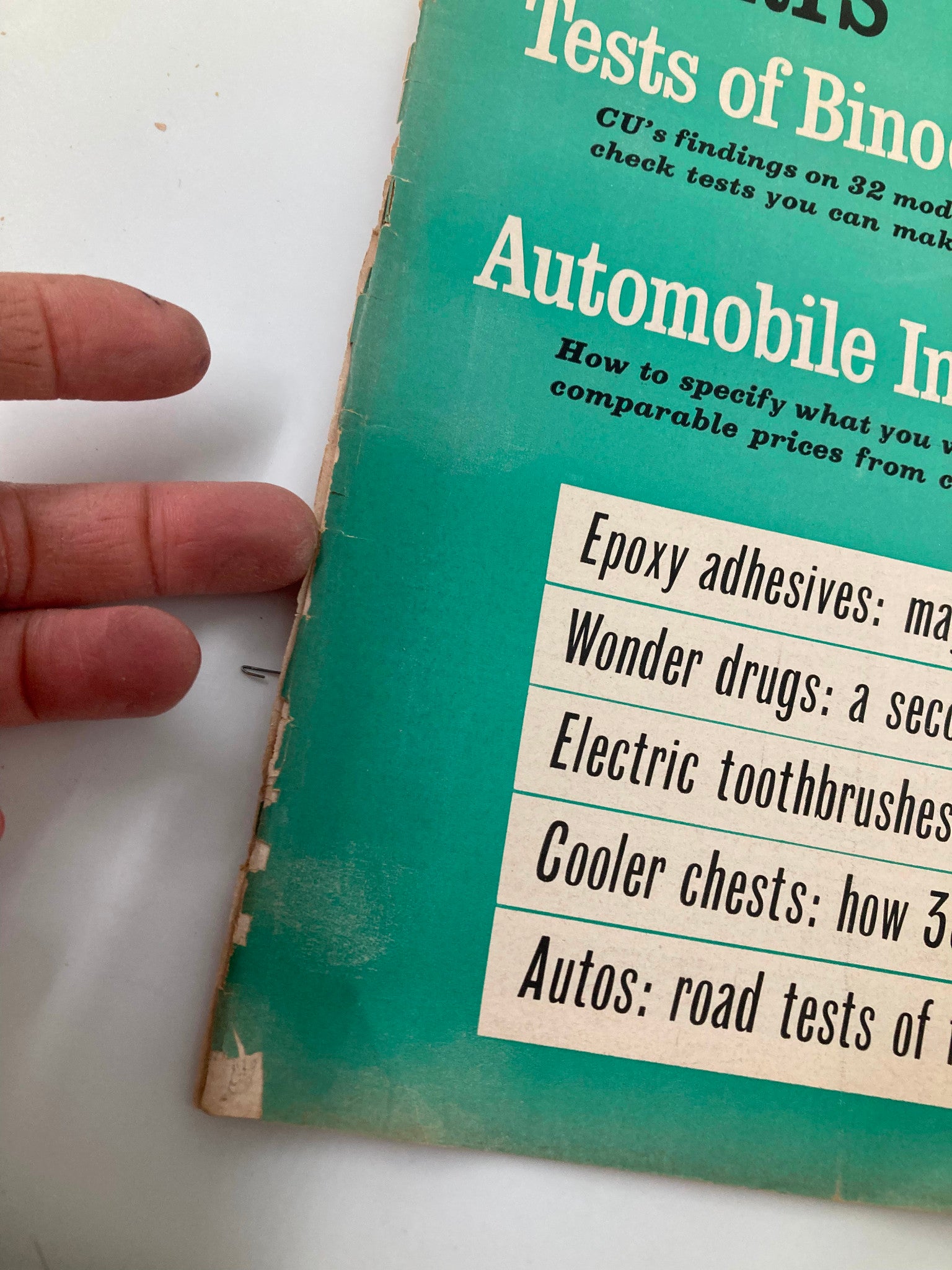 VTG Consumer Reports Magazine May 1962 Autos Road Test for Four V-8s No Label