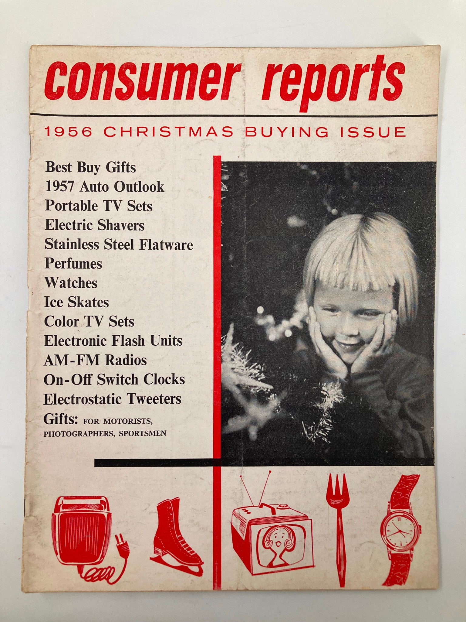 VTG Consumer Reports Magazine November 1956 Minolta and Rolleiflex No Label