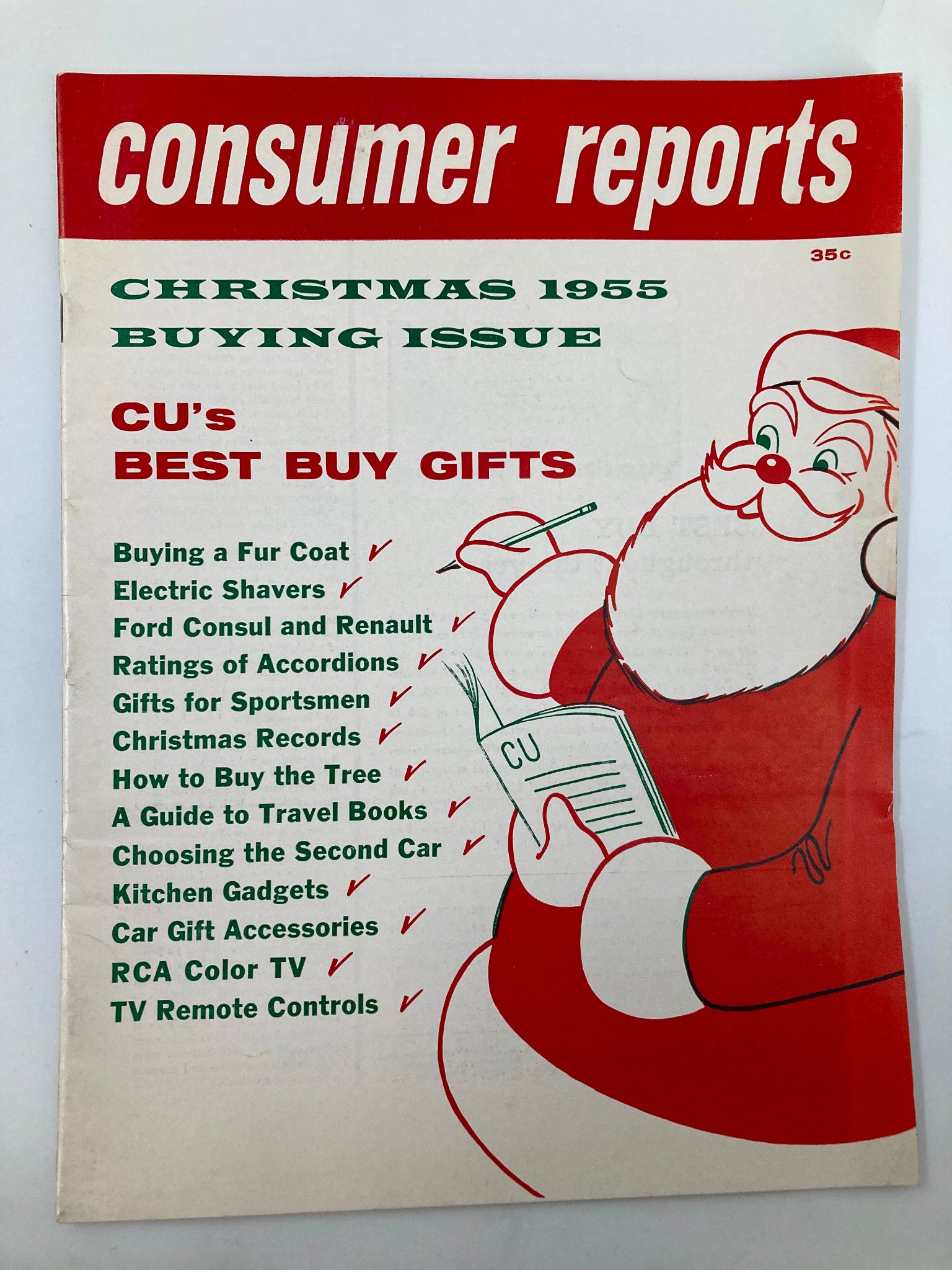 VTG Consumer Reports Magazine January 1947 CU's Best Buy Gifts Guide No Label