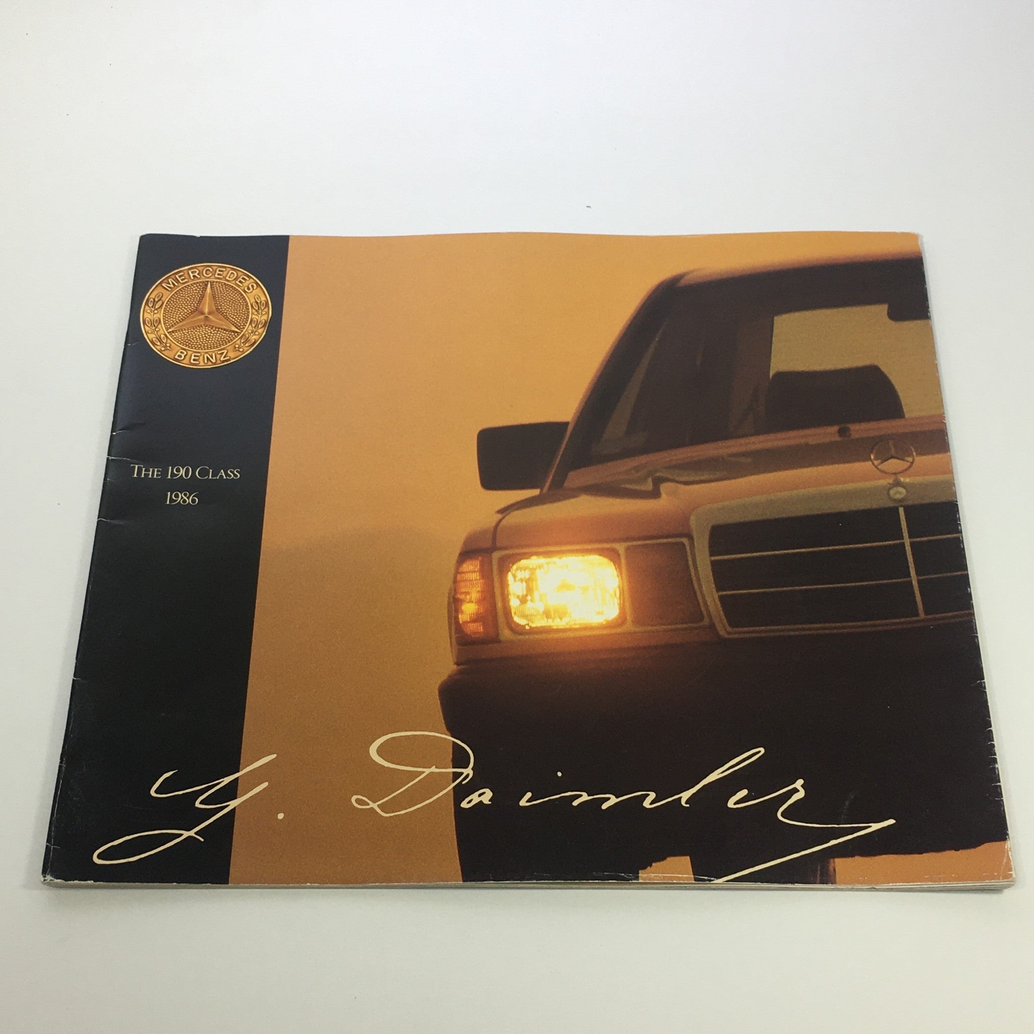 1986 Mercedes-Benz The 190 Class Dealership Car Auto Brochure Catalog