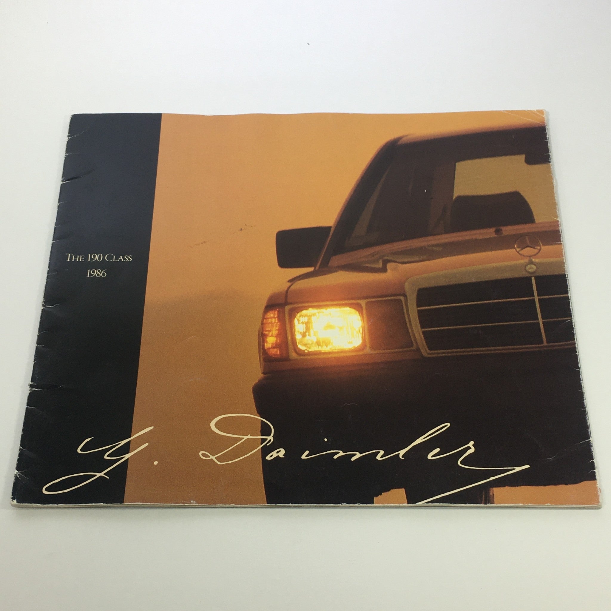 1986 Mercedes-Benz 190 Class Dealership Car Auto Brochure Catalog