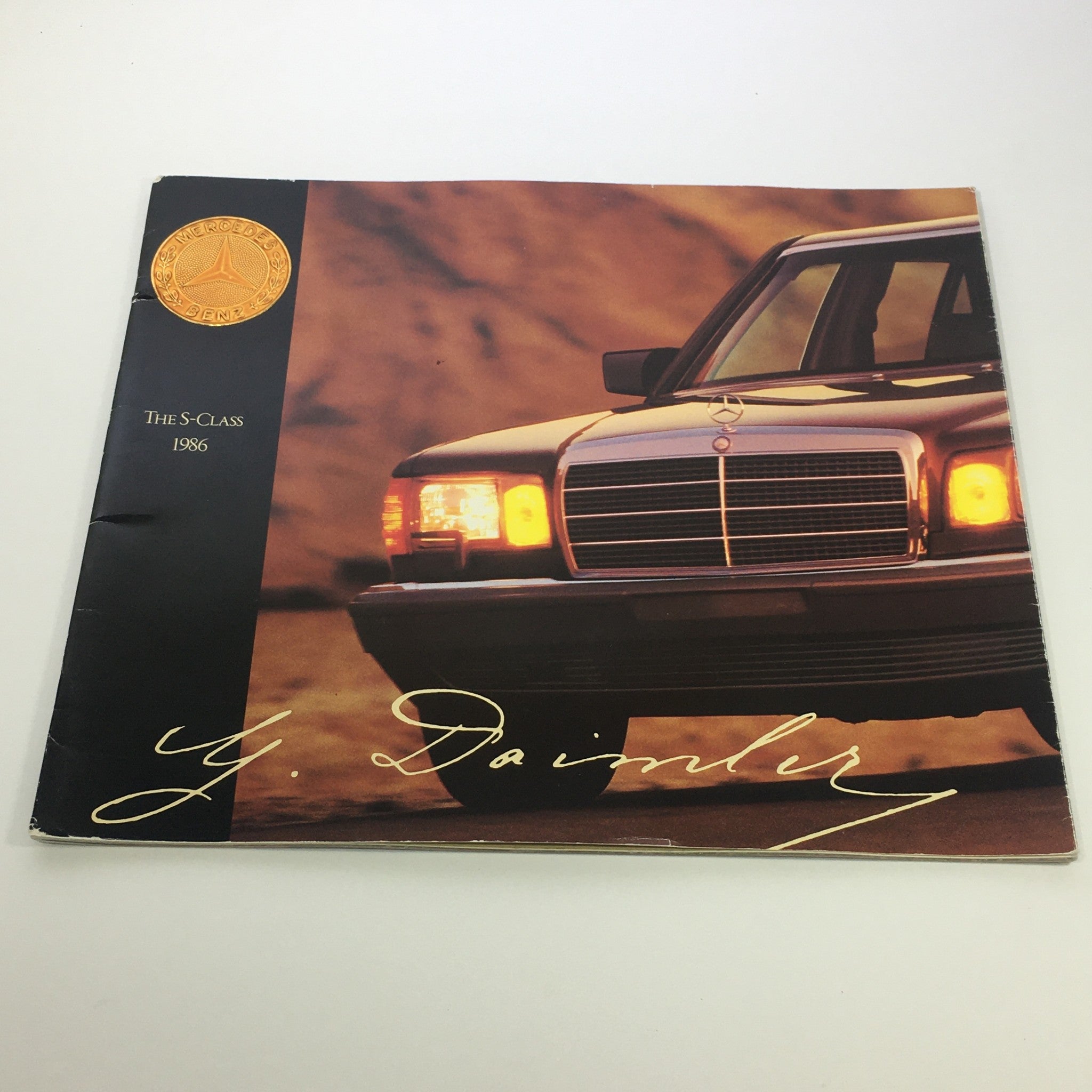 1986 Mercedes-Benz 190 Class With Logo Seal Dealership Car Auto Brochure Catalog