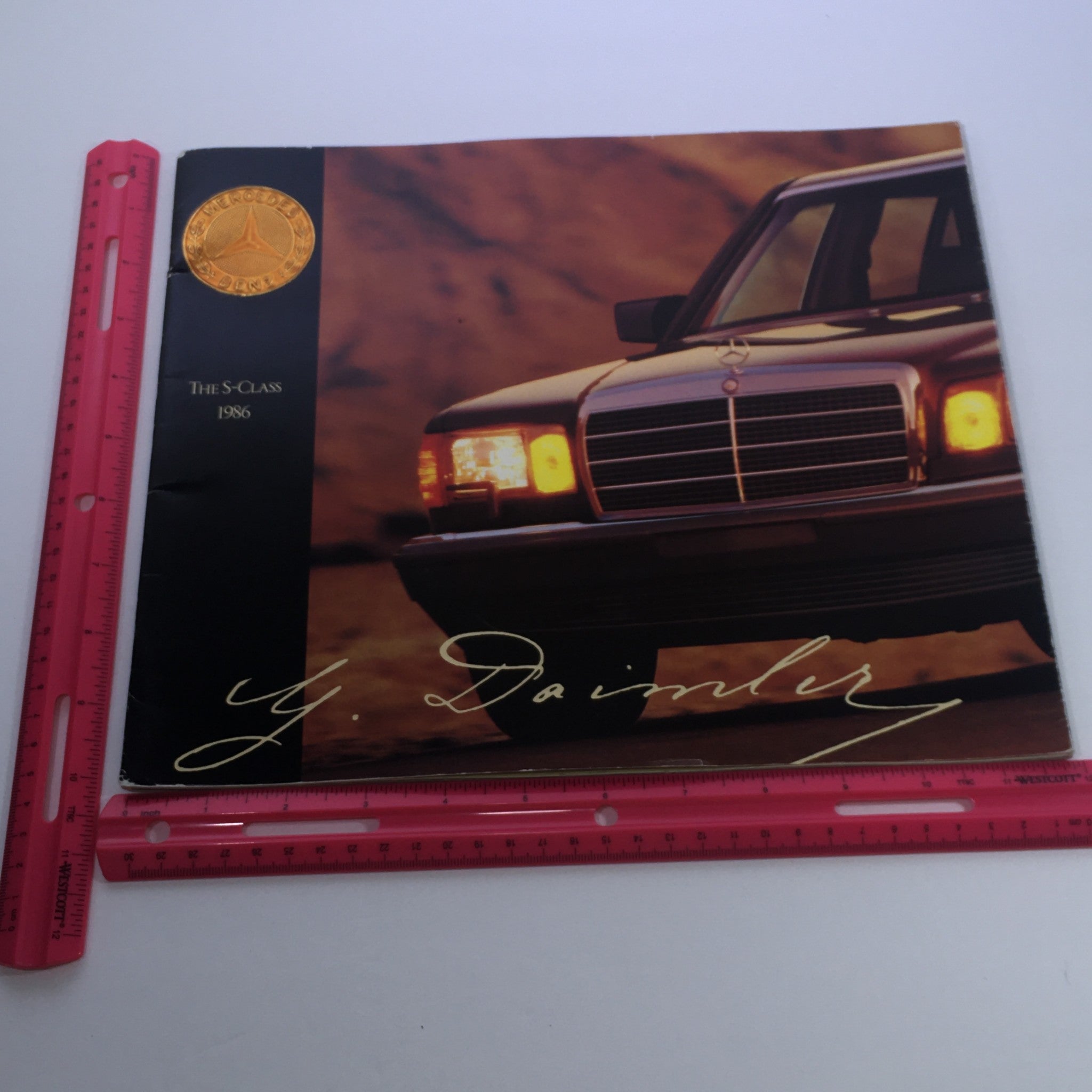 1986 Mercedes-Benz 190 Class With Logo Seal Dealership Car Auto Brochure Catalog