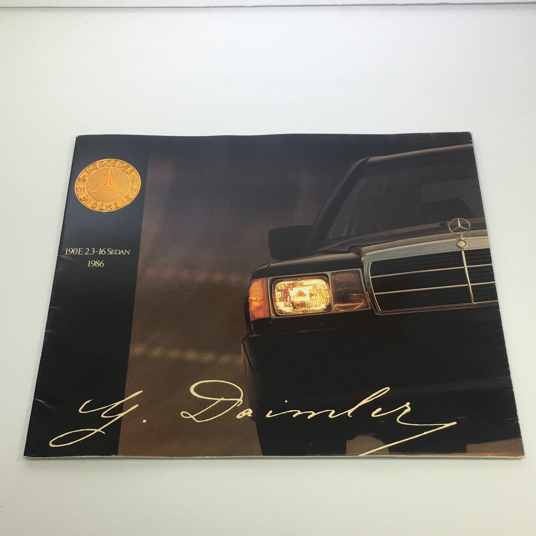 1986 Mercedes-Benz 190E 2.3-16 Sedan Dealership Car Auto Brochure Catalog