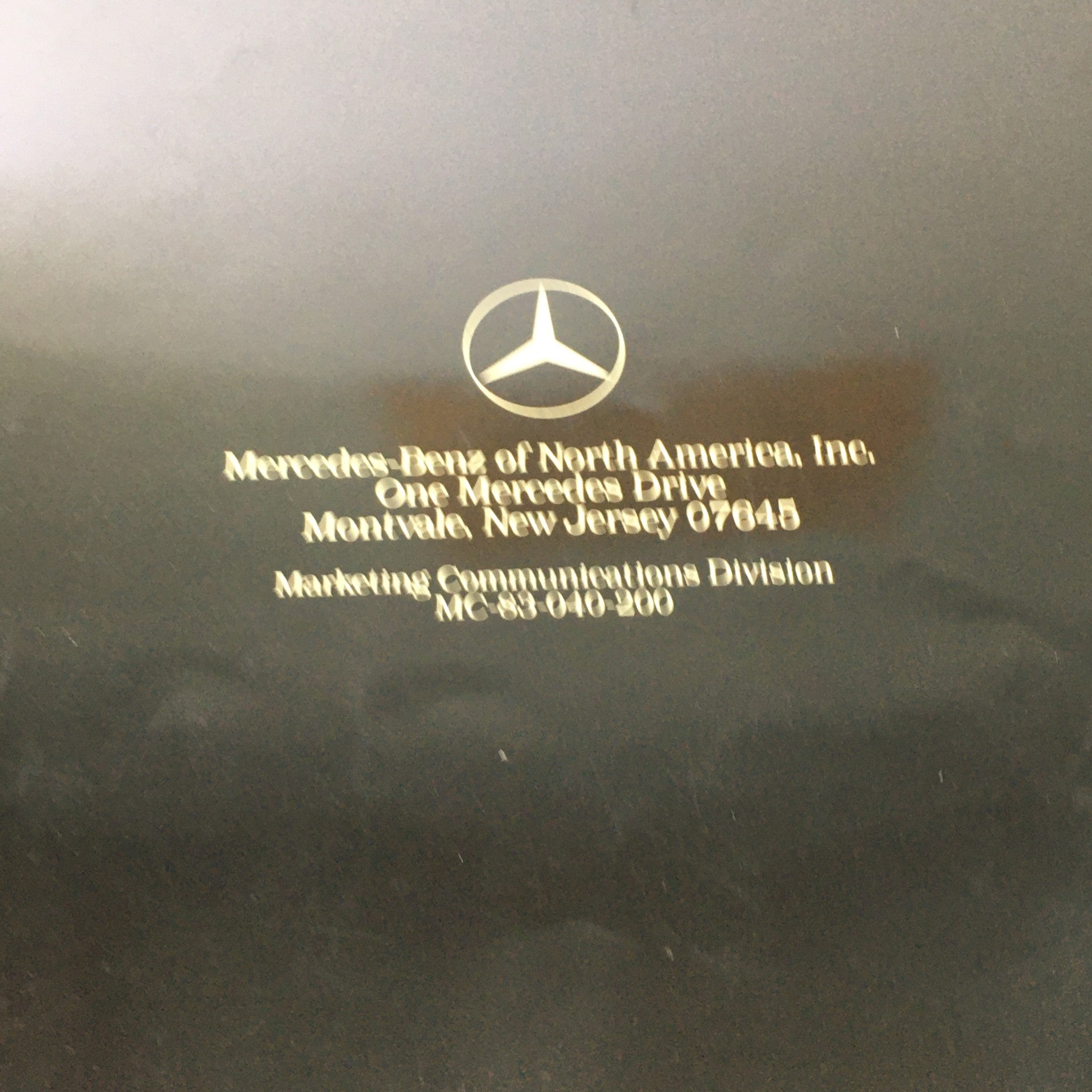 1984 Mercedes-Benz 300-D 300-TD 300-CD Dealership Car Auto Brochure Catalog