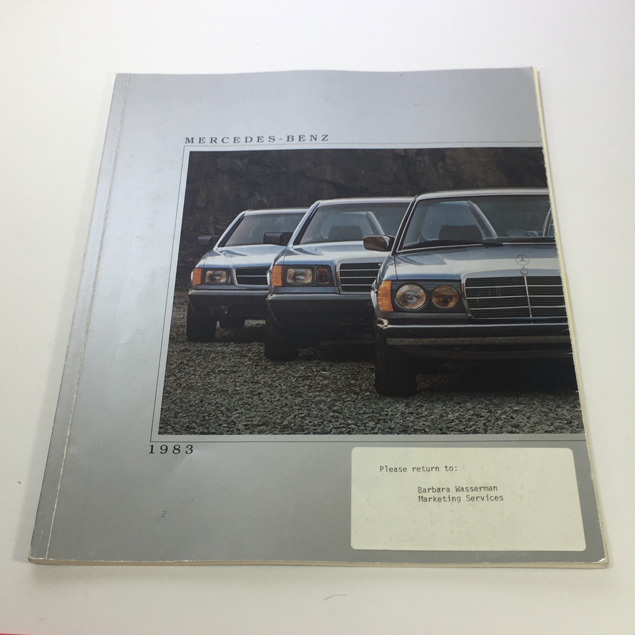 1983 Mercedes-Benz 380 SL Convertible Coupe Dealership Car Auto Brochure Catalog