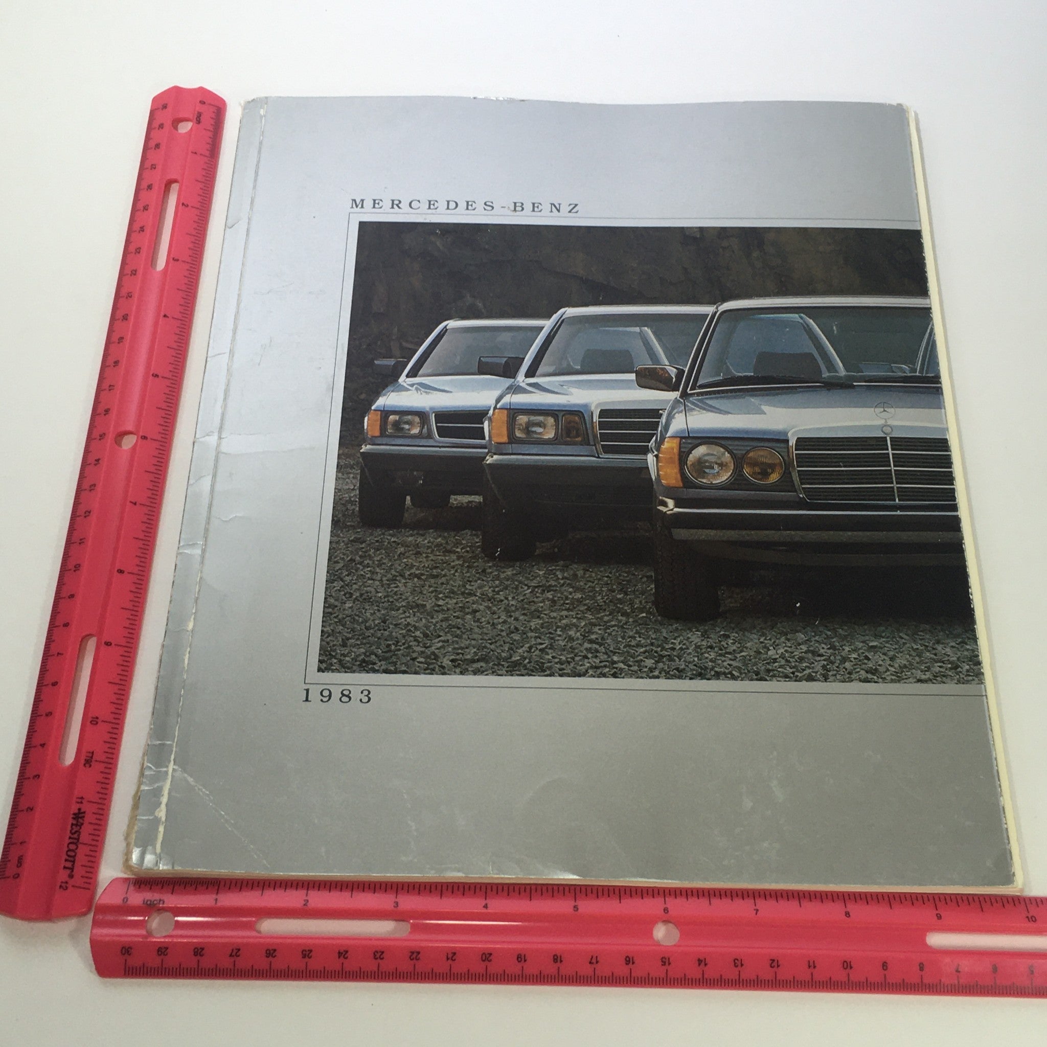 1983 Mercedes-Benz 380SL 240D 300D 300TD Dealership Car Auto Brochure Catalog