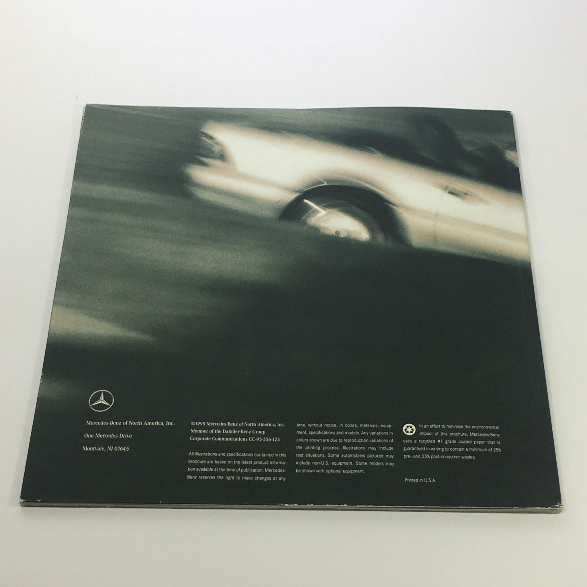 1996 Mercedes-Benz SL-Class Dealership Car Auto Brochure Catalog