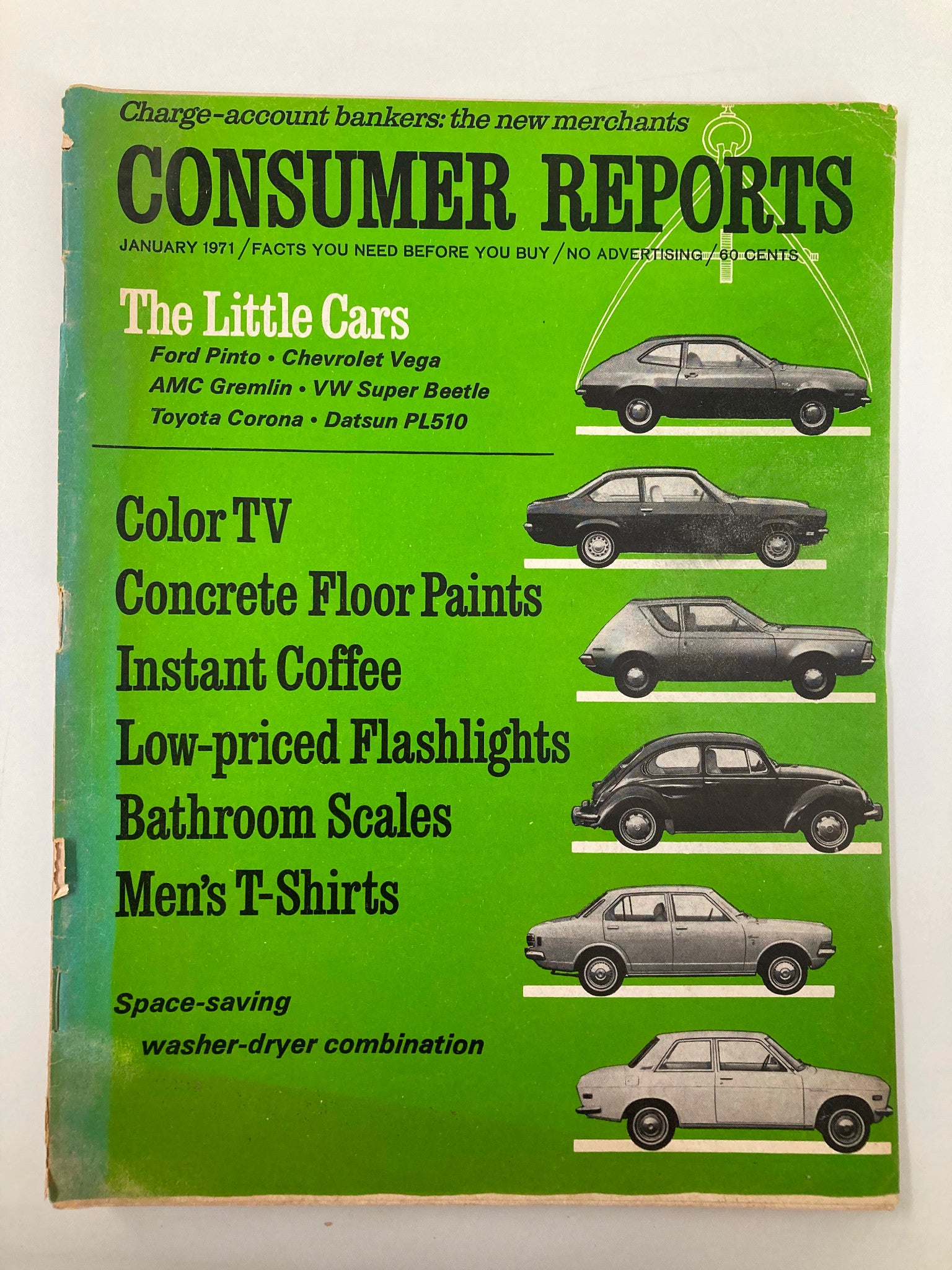 VTG Consumer Reports Magazine January 1971 Ford Pinto The Little Cars