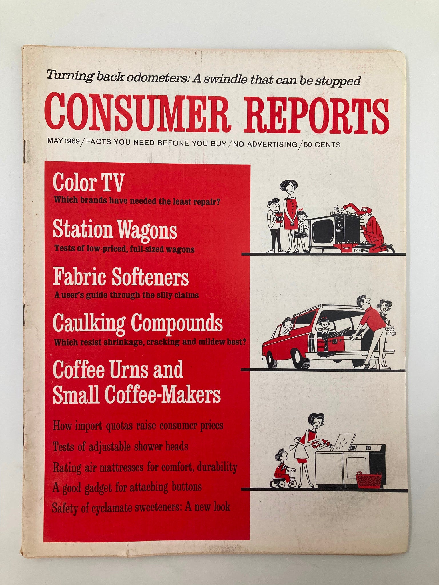 VTG Consumer Reports Magazine May 1969 Coffee Urns and Small Coffee-Makers