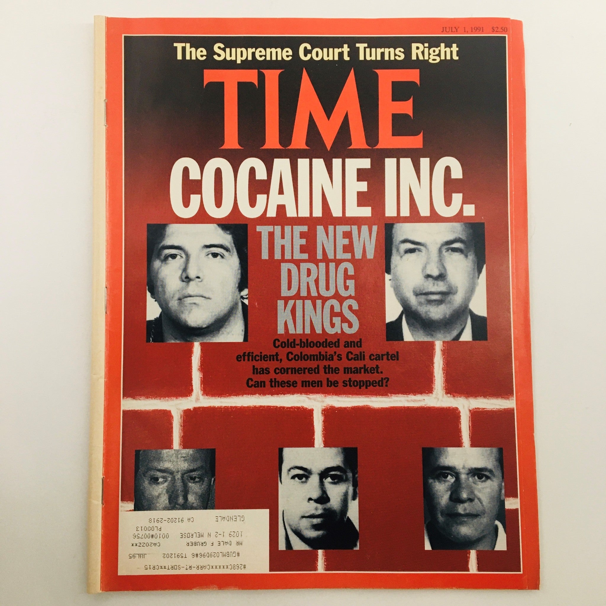 Time Magazine July 1 1991 #26 Colombia's Cartel Cornered The Market