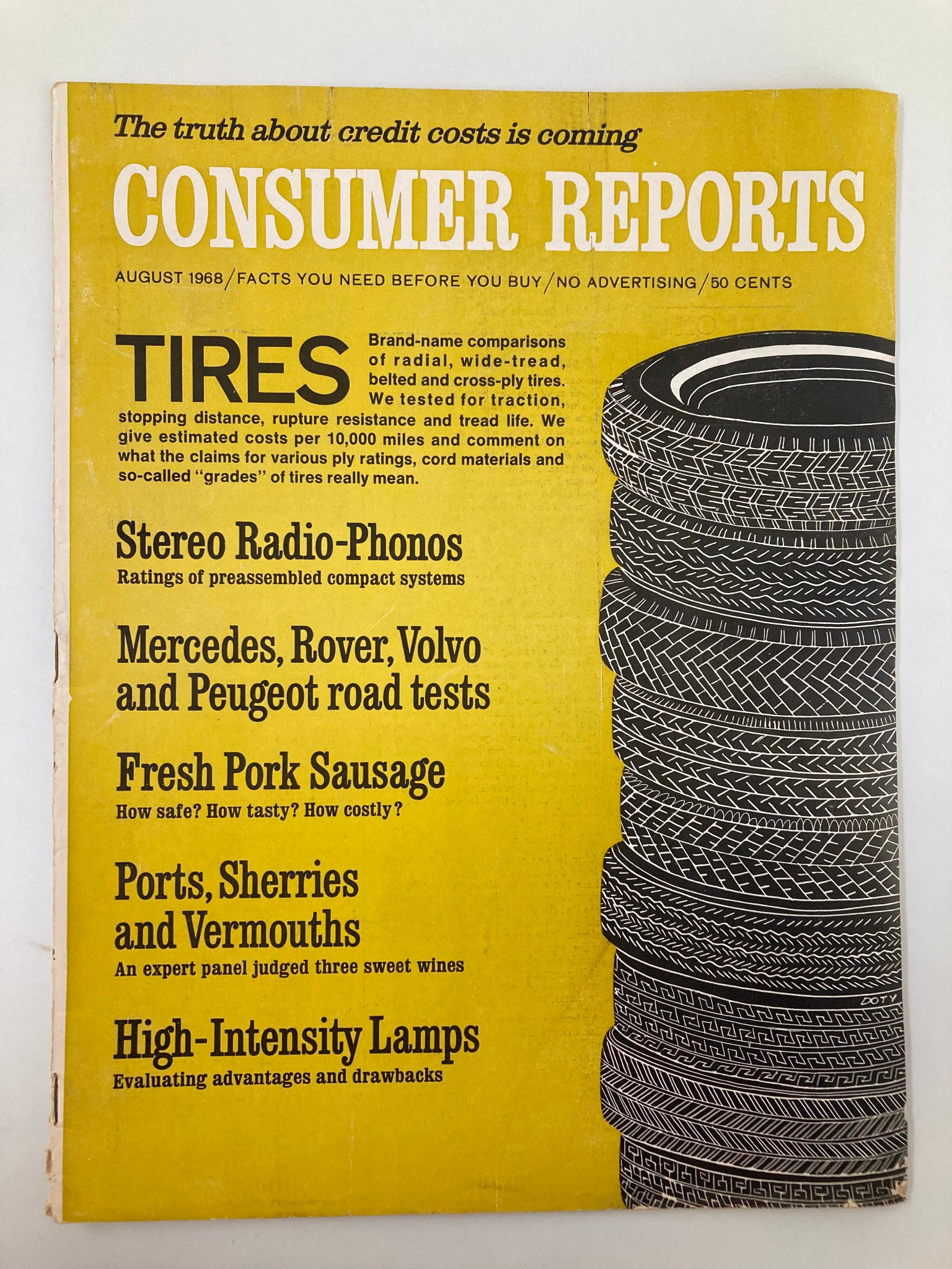 VTG Consumer Reports Magazine August 1968 Ports, Sherries and Vermouths