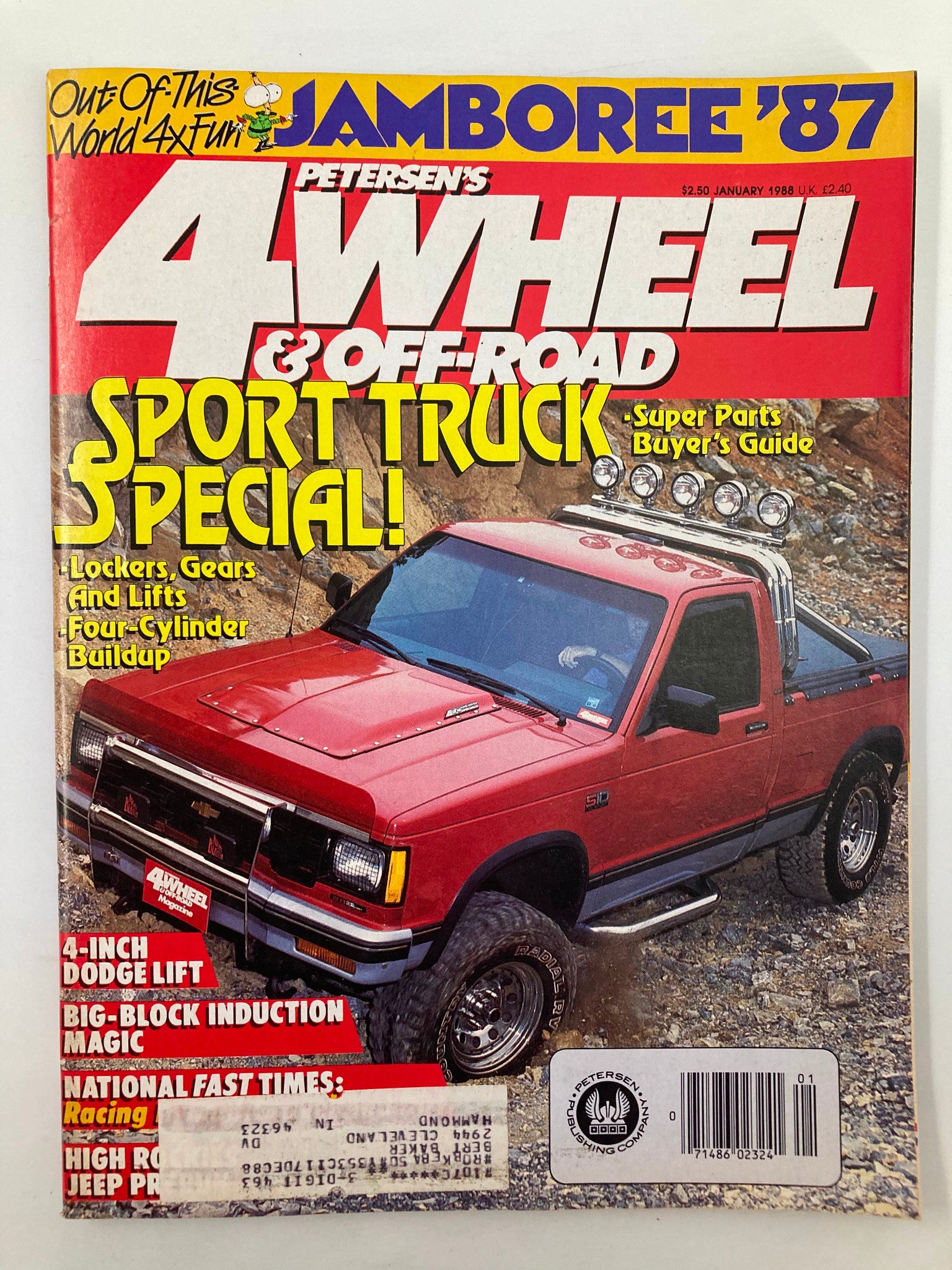 Petersen's 4 Wheel & Off-Road Magazine January 1988 David Erwin's Chevy S-10