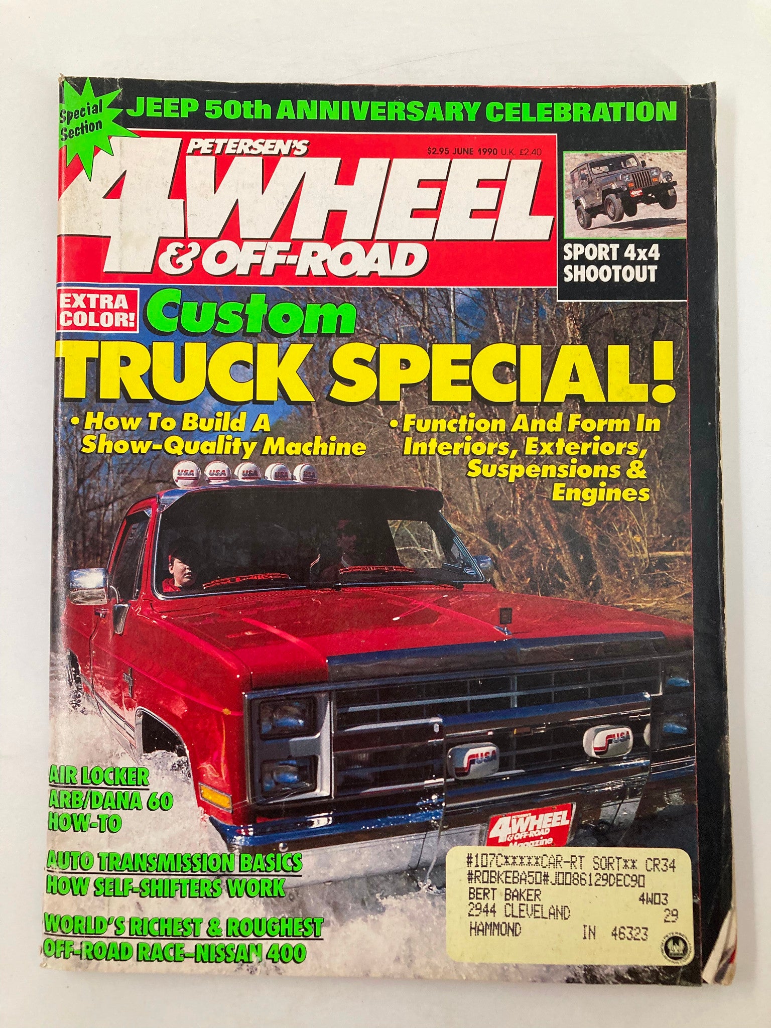 Petersen's 4 Wheel & Off-Road Magazine June 1990 Randy Hulett 87 Chevy Silverado