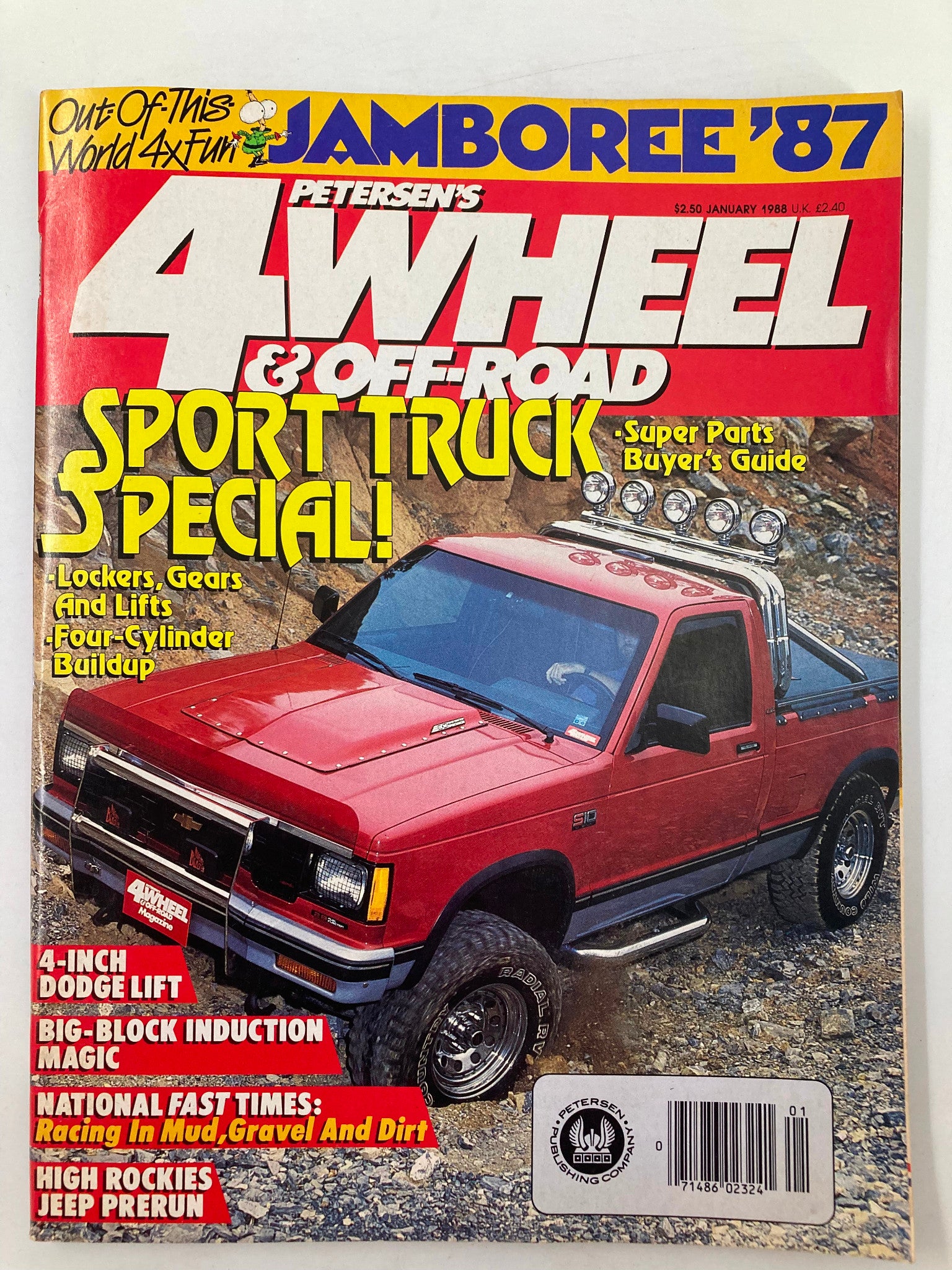 Petersen's 4 Wheel & Off-Road Magazine January 1988 David Erwin Chevy S-10 Truck