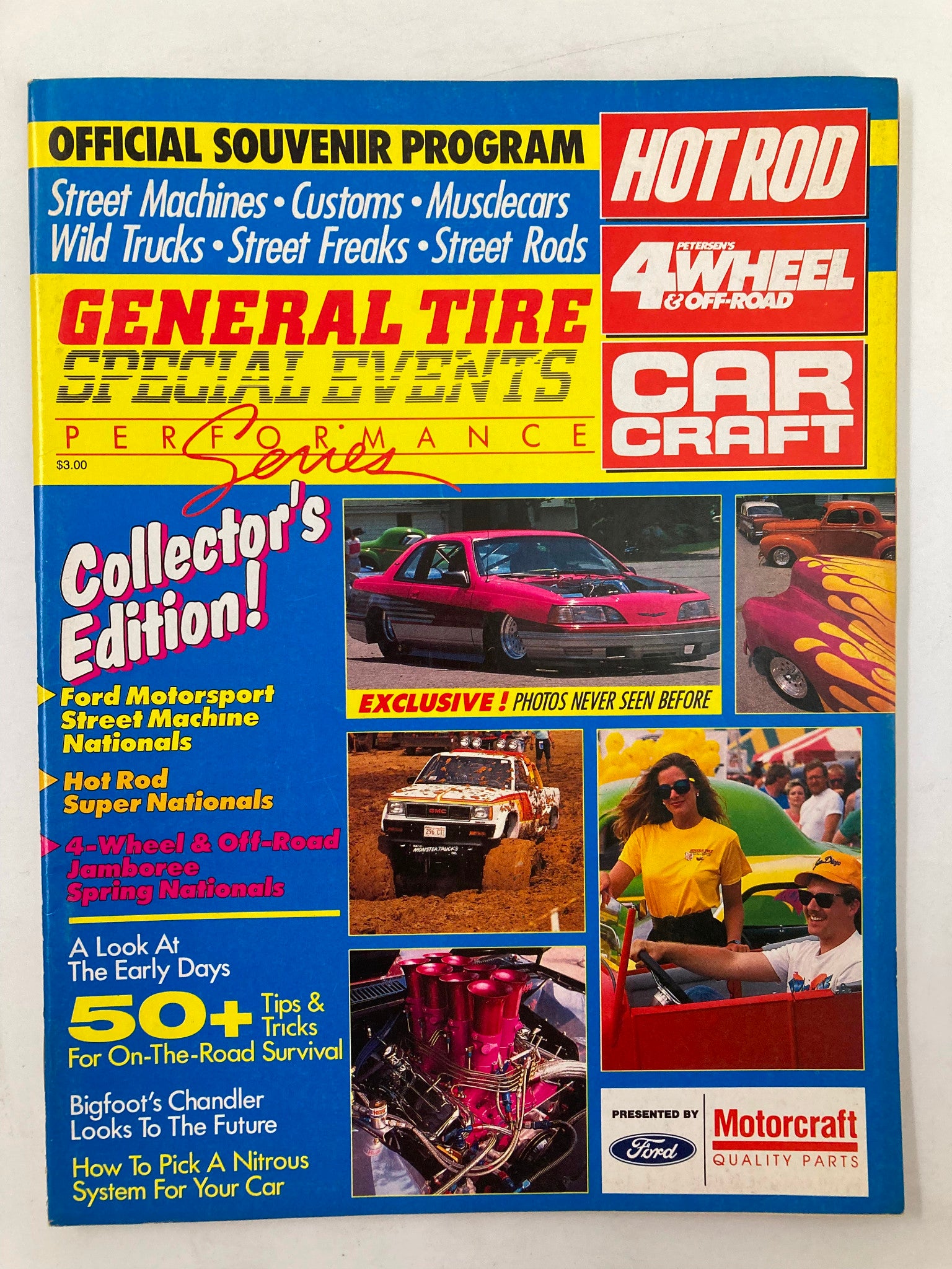 1990 General Tire Special Events Official Souvenir Program Collector's Edition