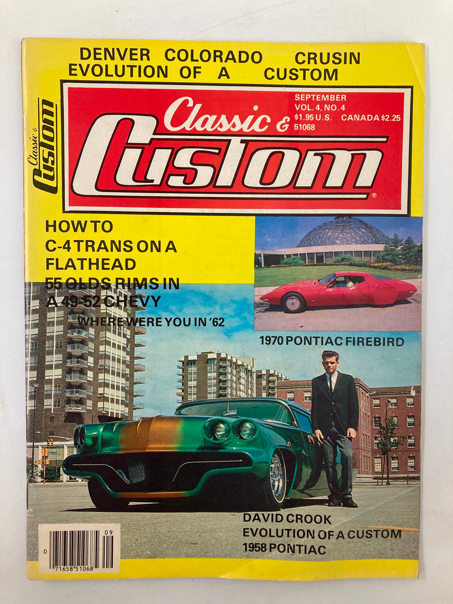 VTG Classic & Custom Magazine September 1983 David Crook 1958 Pontiac No Label