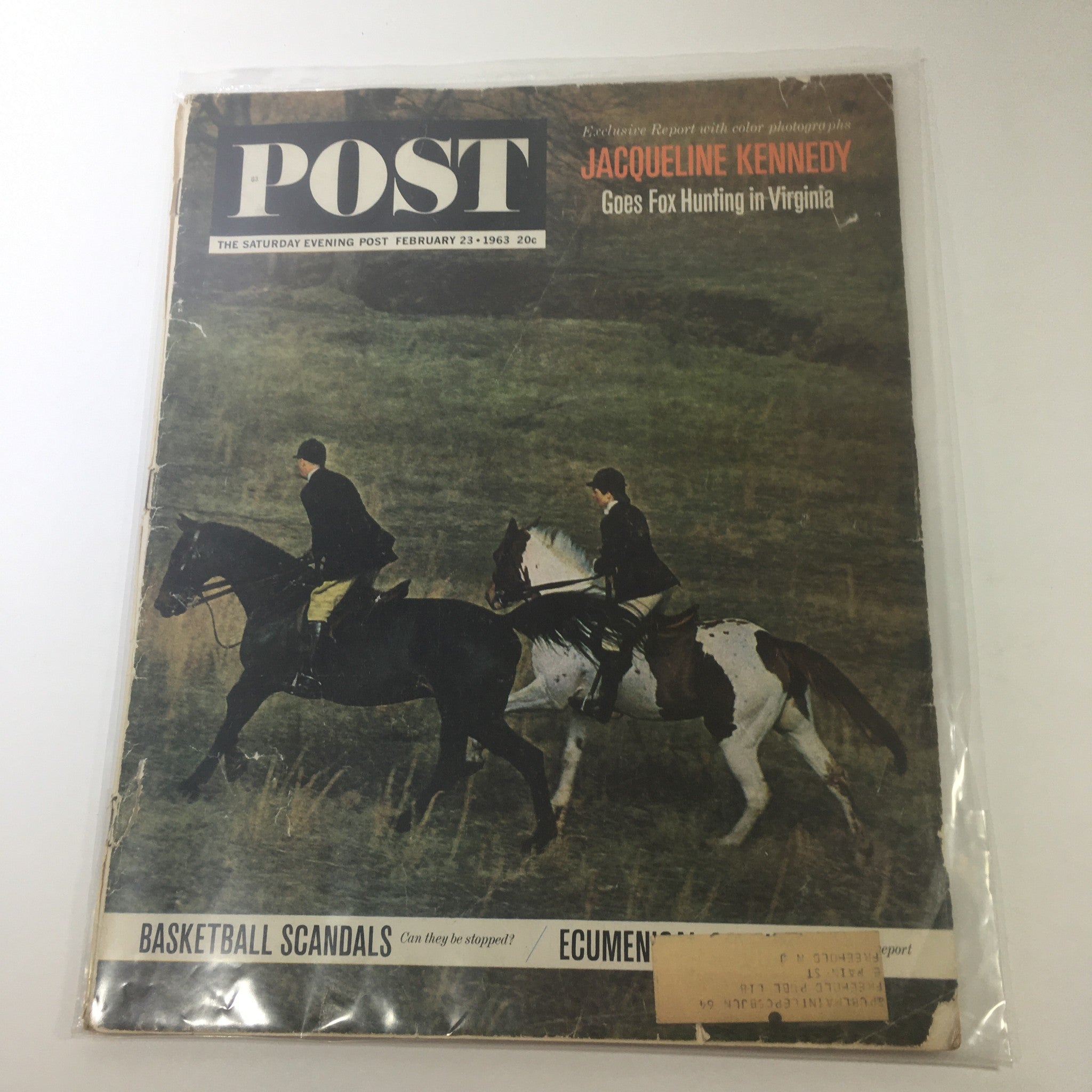 The Saturday Evening Post Magazine: February 23 1963 - Jacqueline Kennedy Hunts