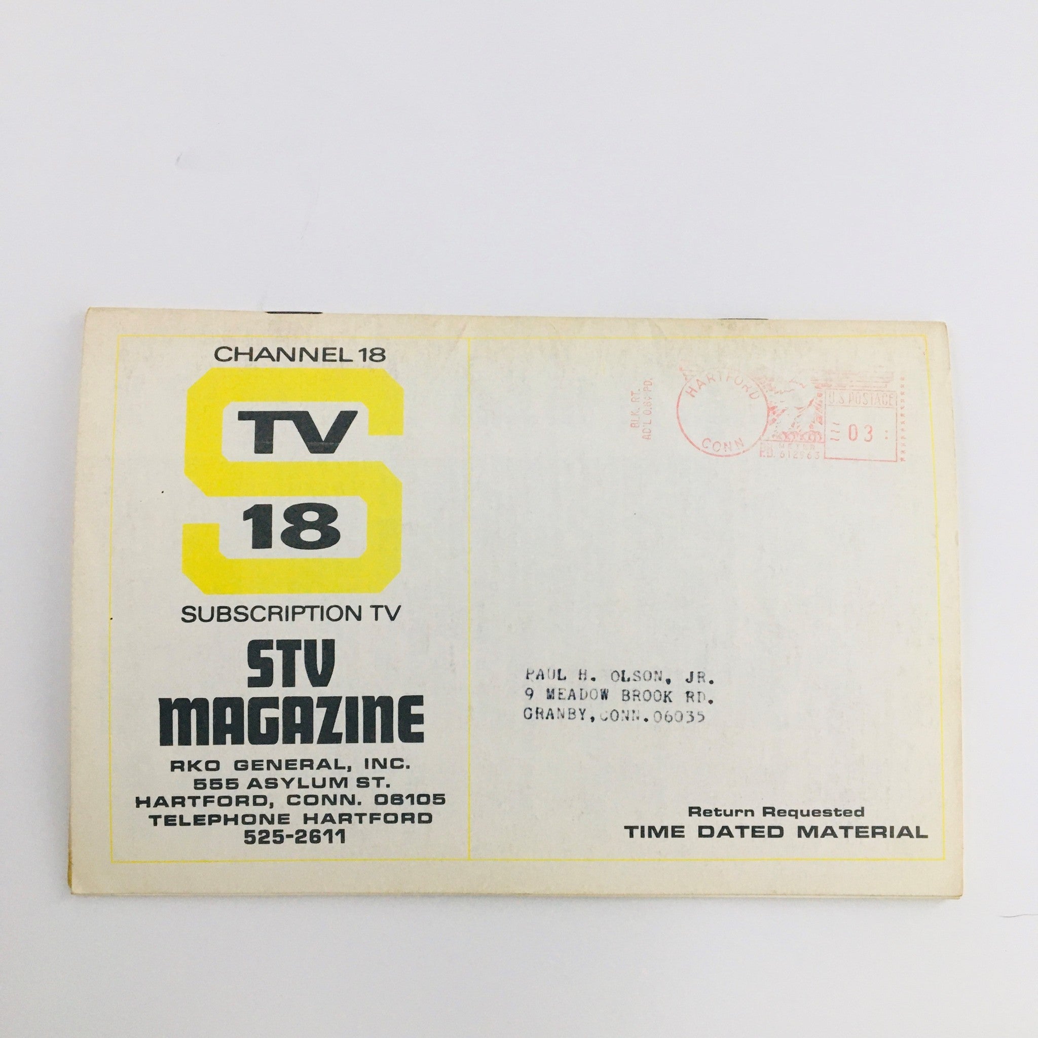 STV Magazine Subscription TV August 3-16 1968 Steve McQueen & Richard Crenna