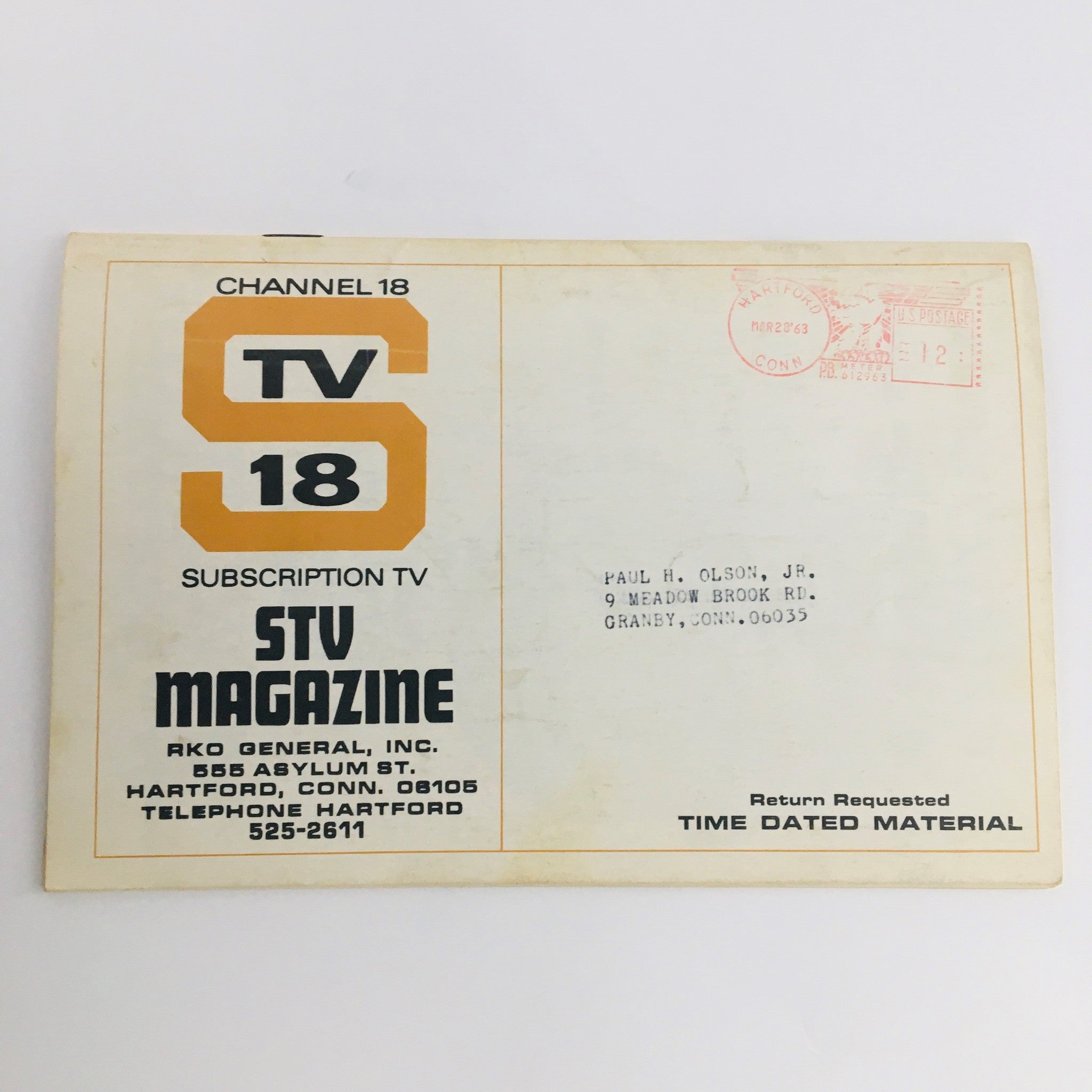 STV Magazine Subscription TV March 30 April 12 1968 The Shuttered Room Film