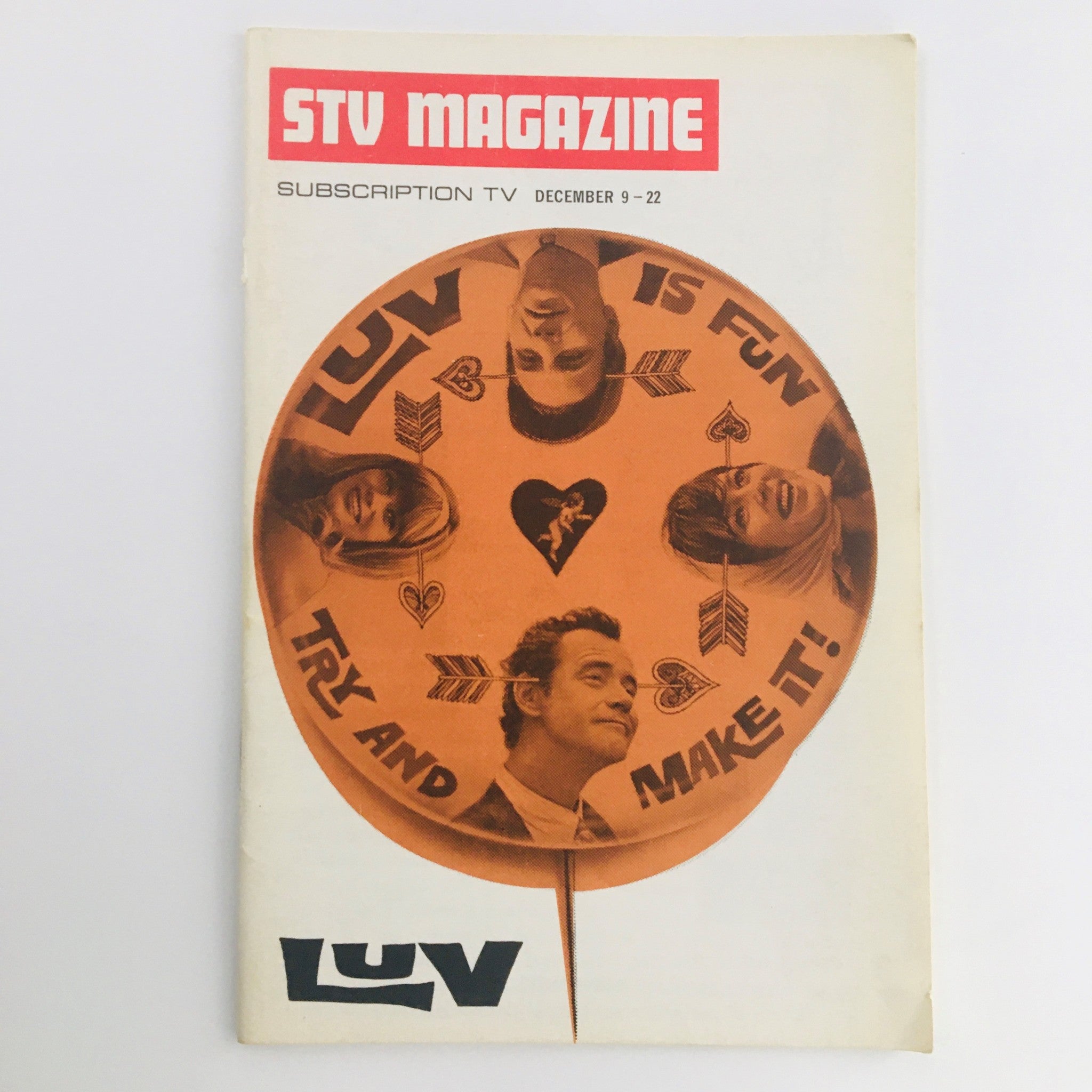 STV Magazine Subscription TV December 9-22 1968 Jack Lemmon & Elaine May in Luv