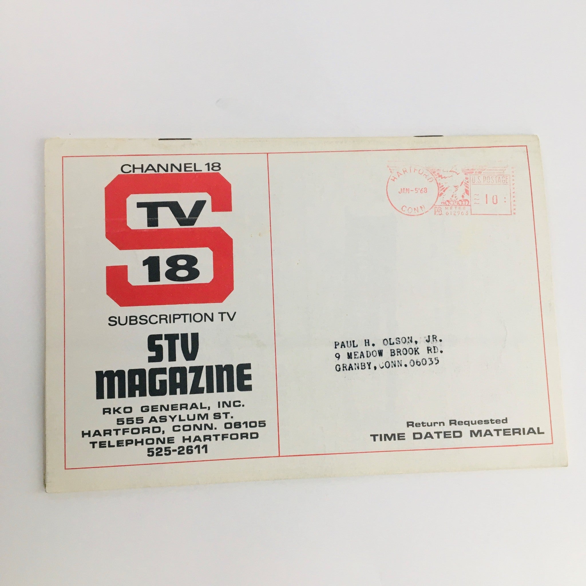 STV Magazine Subscription TV January 6-19 1968 Don Ameche Rings Around The World