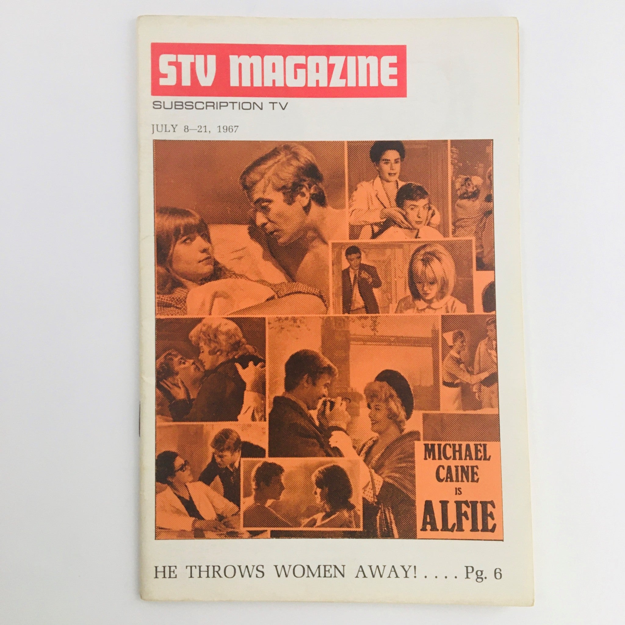 STV Magazine Subscription TV July 8-21 1967 Actor Michael Caine is Alfie