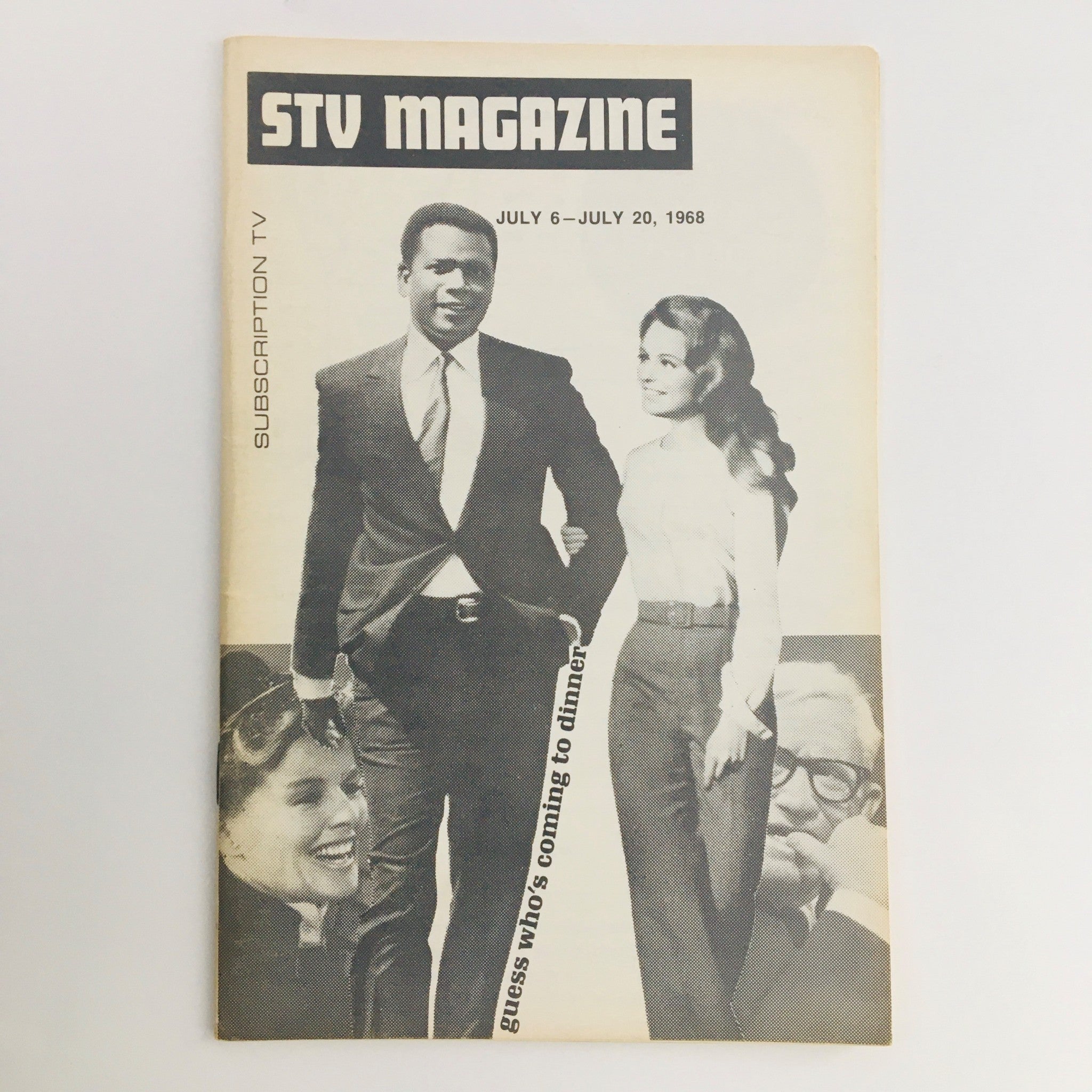 STV Magazine Subscription TV July 6-20 1968 Sidney Poitier & Katharine Hepburn