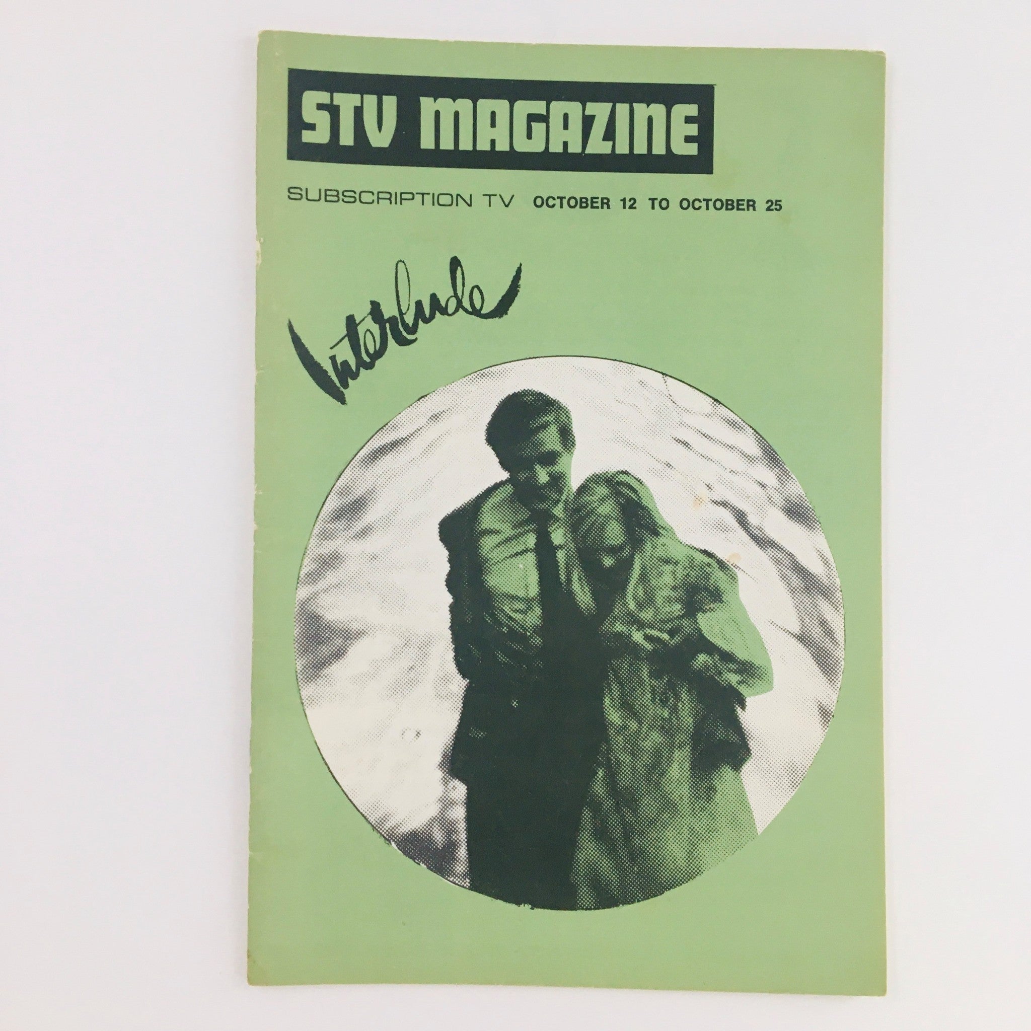 STV Magazine Subscription TV October 12-25 1969 Oskar Werner in Interlude Film