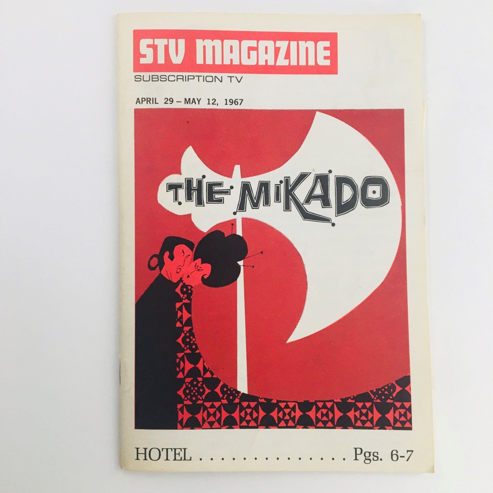 STV Magazine Subscription TV April 29-May 12 1967 The Mikado Musical, No Label