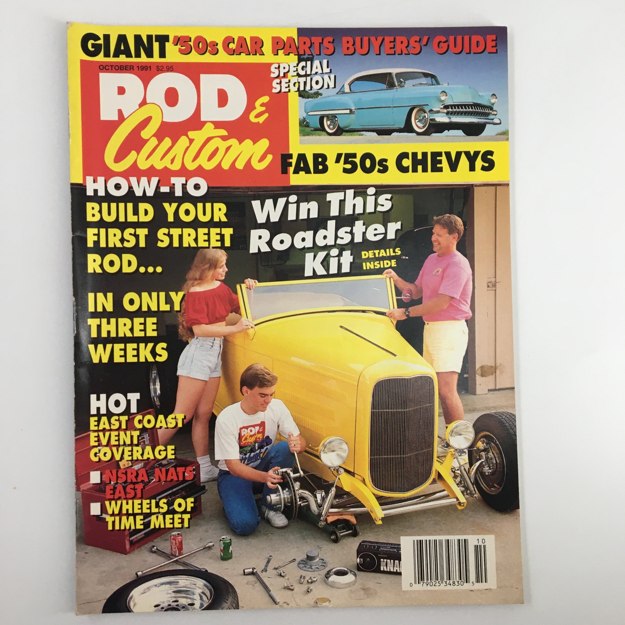 Rod & Custom Magazine October 1991 Charlie Rathburn '32 Ford Roadster No Label