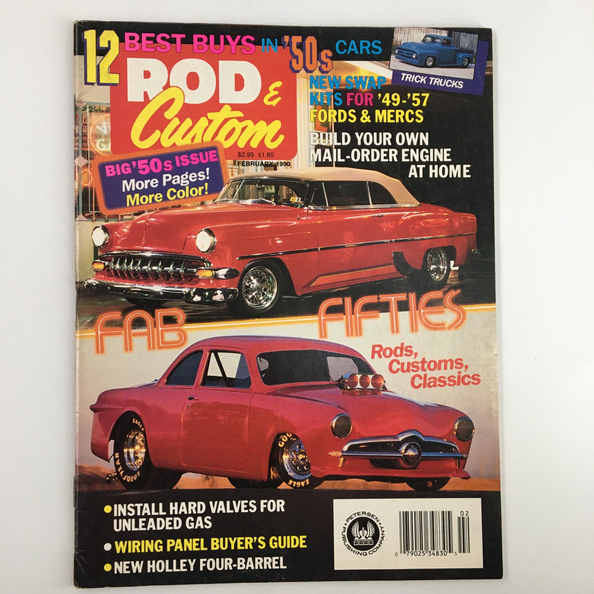 Rod & Custom Magazine February 1990 Kenny Bernstein's Cool '54 No Label