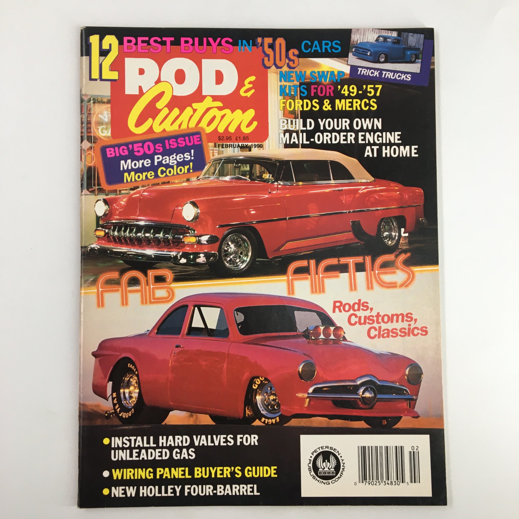 Rod & Custom Magazine February 1990 Wiring Panel Buyer's Guide No Label