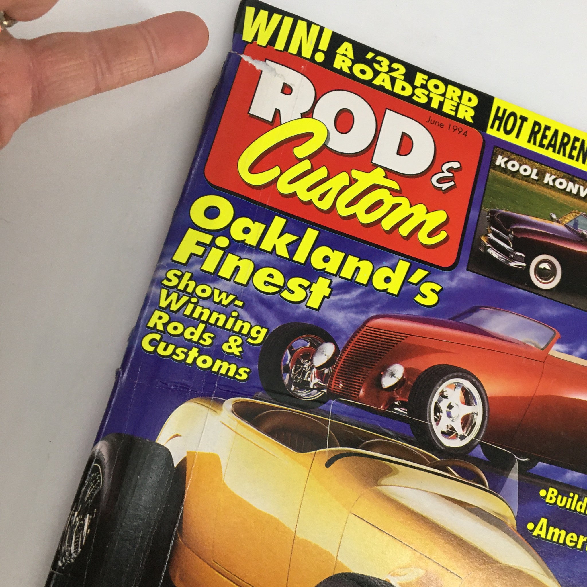 Rod & Custom Magazine June 1994 America's Most Beautiful Roadster No Label