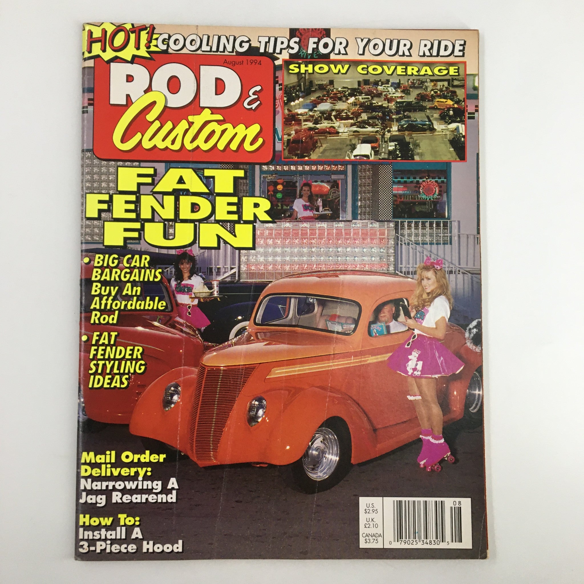 Rod & Custom Magazine August 1994 Mail Order Narrowing A Jag Rearend No Label