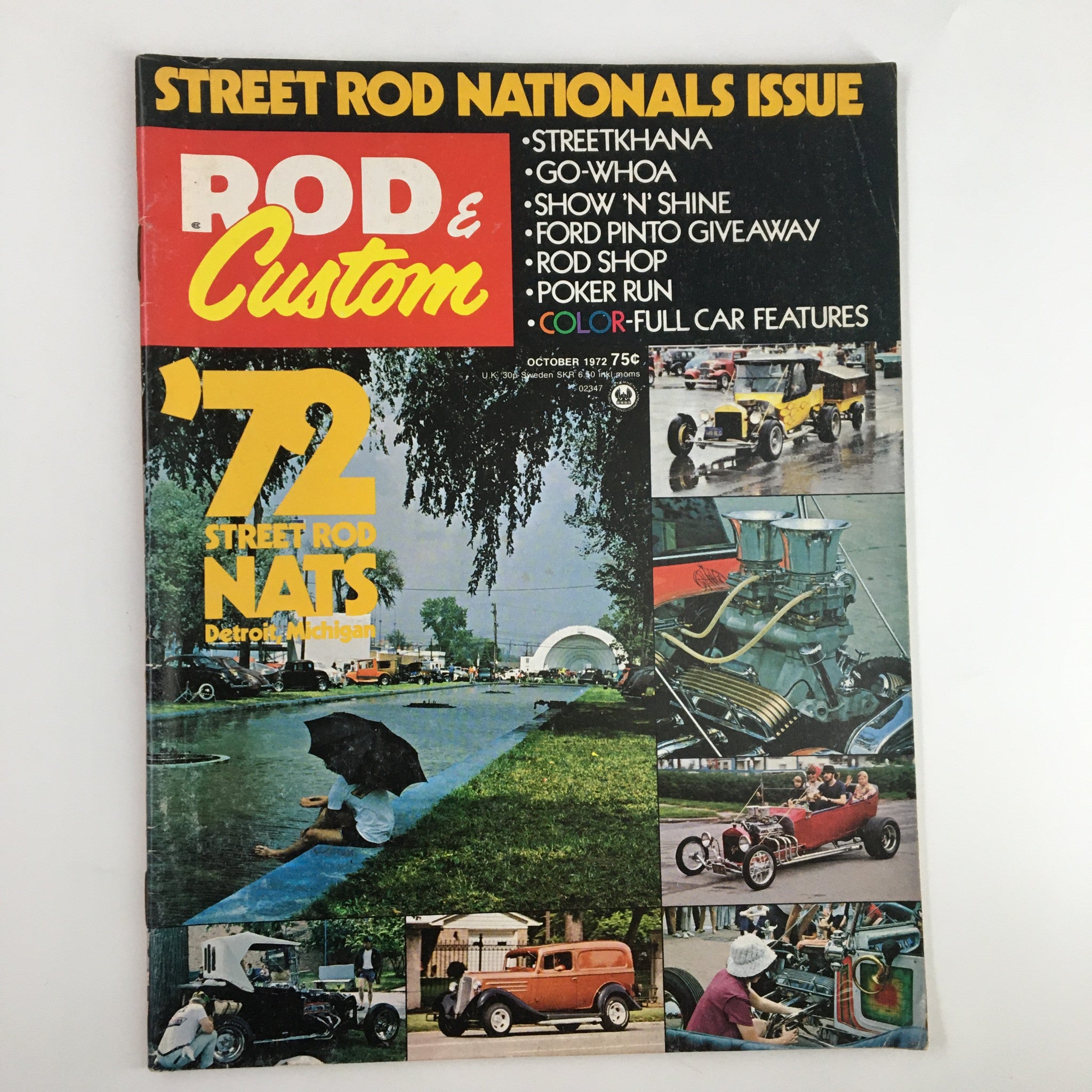 VTG Rod & Custom Magazine October 1972 The Boss From Autolite No Label