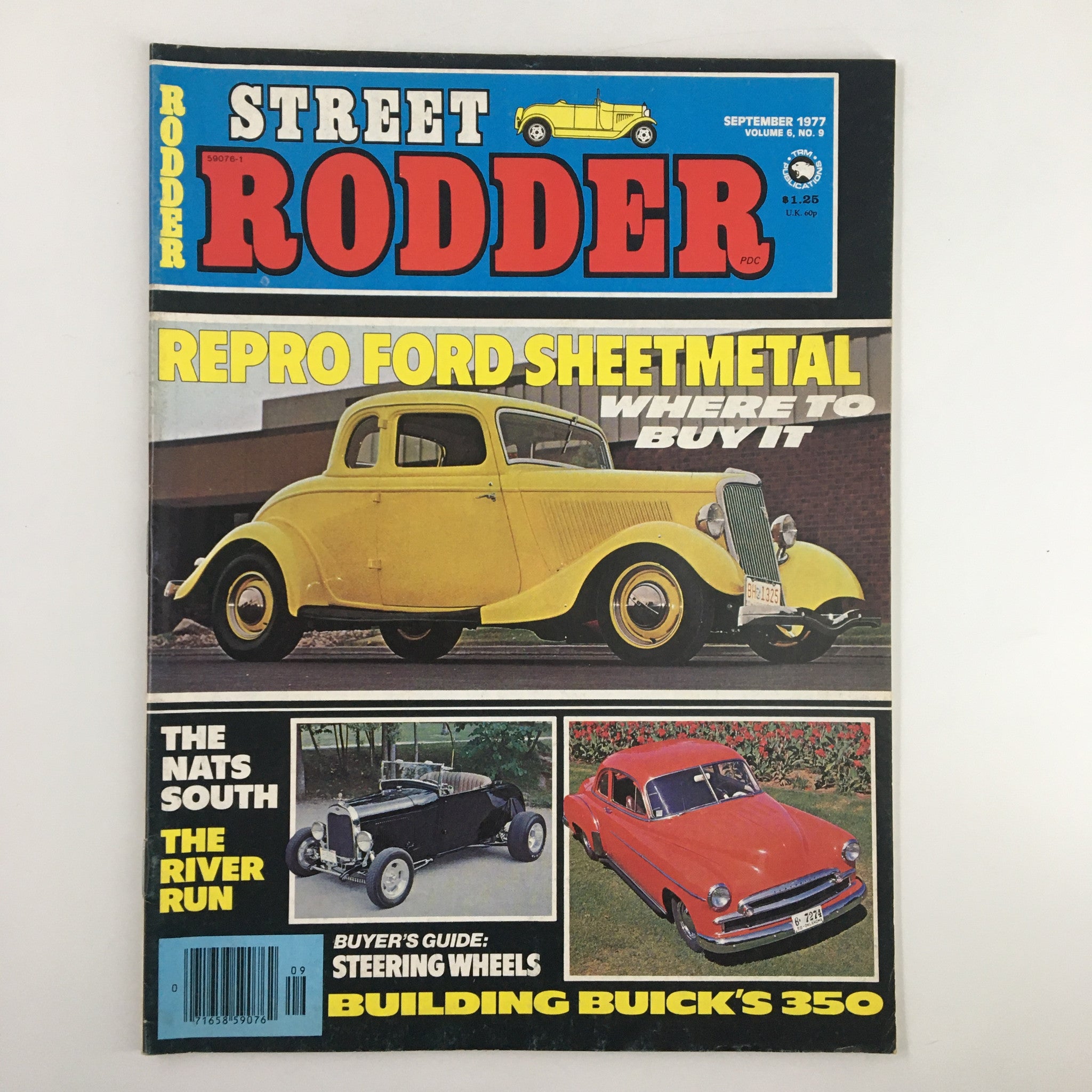 VTG Street Rodder Magazine September 1977 Bill Tilzey's '34 by Eccli No Label